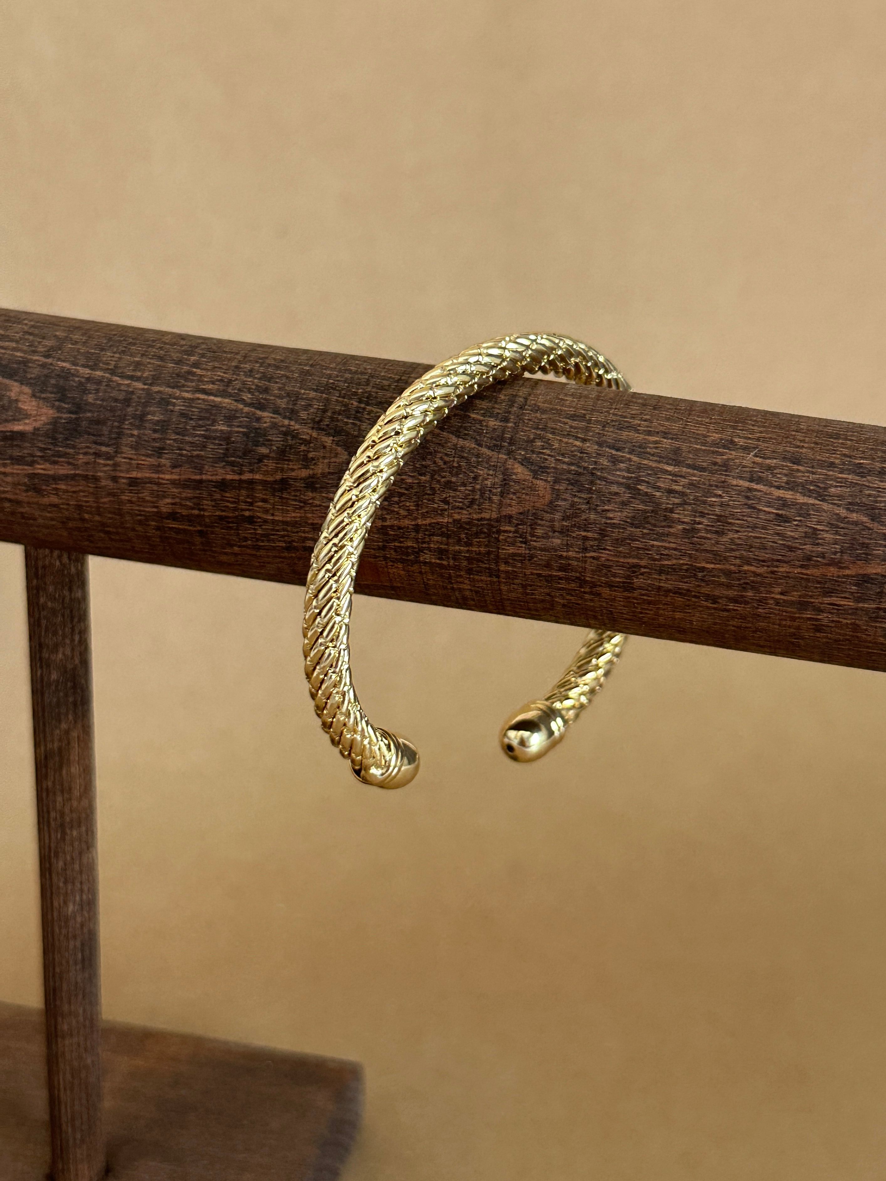 Örgü Gold Kelepçe