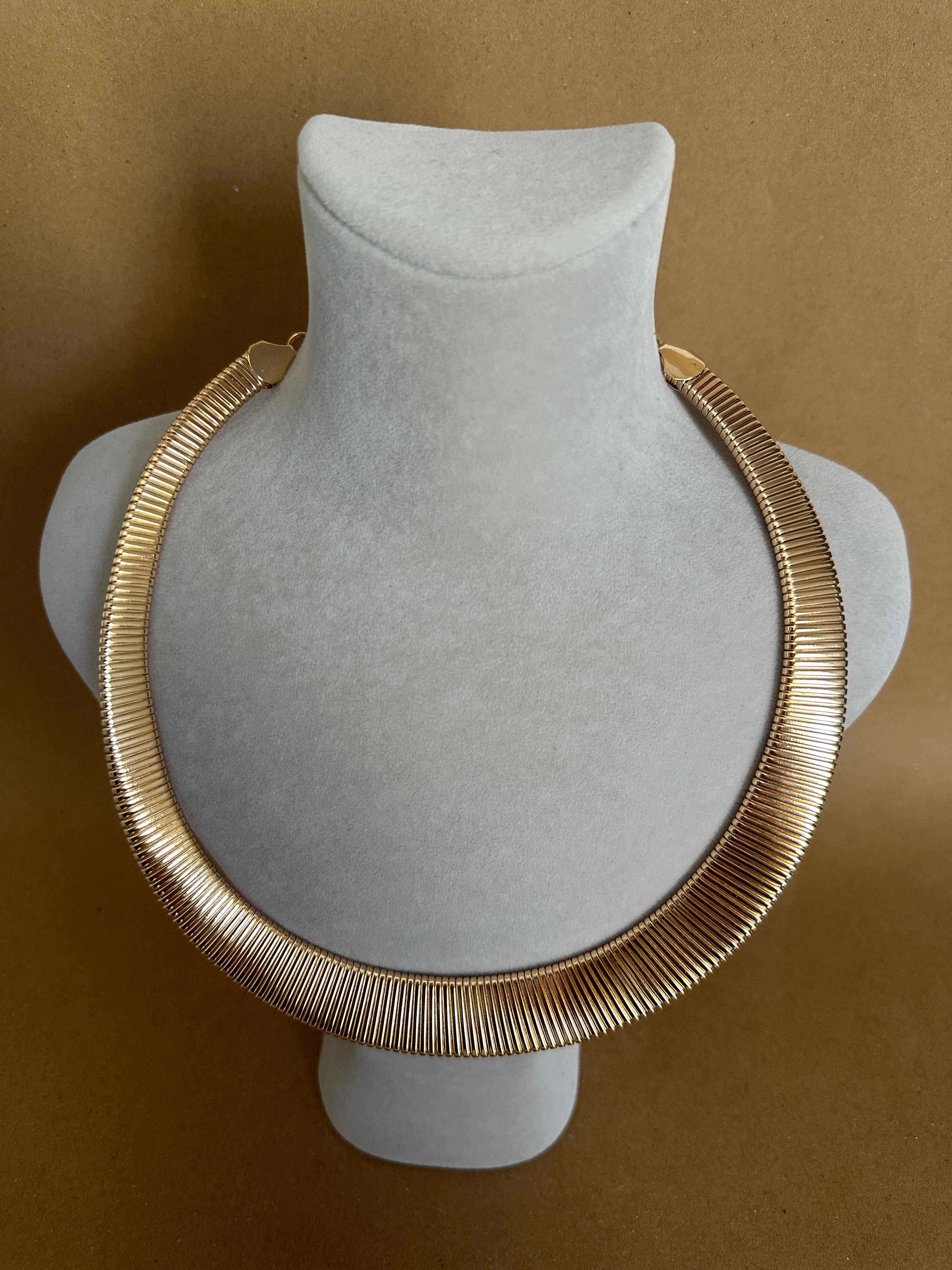 Yassı Gold Kolye