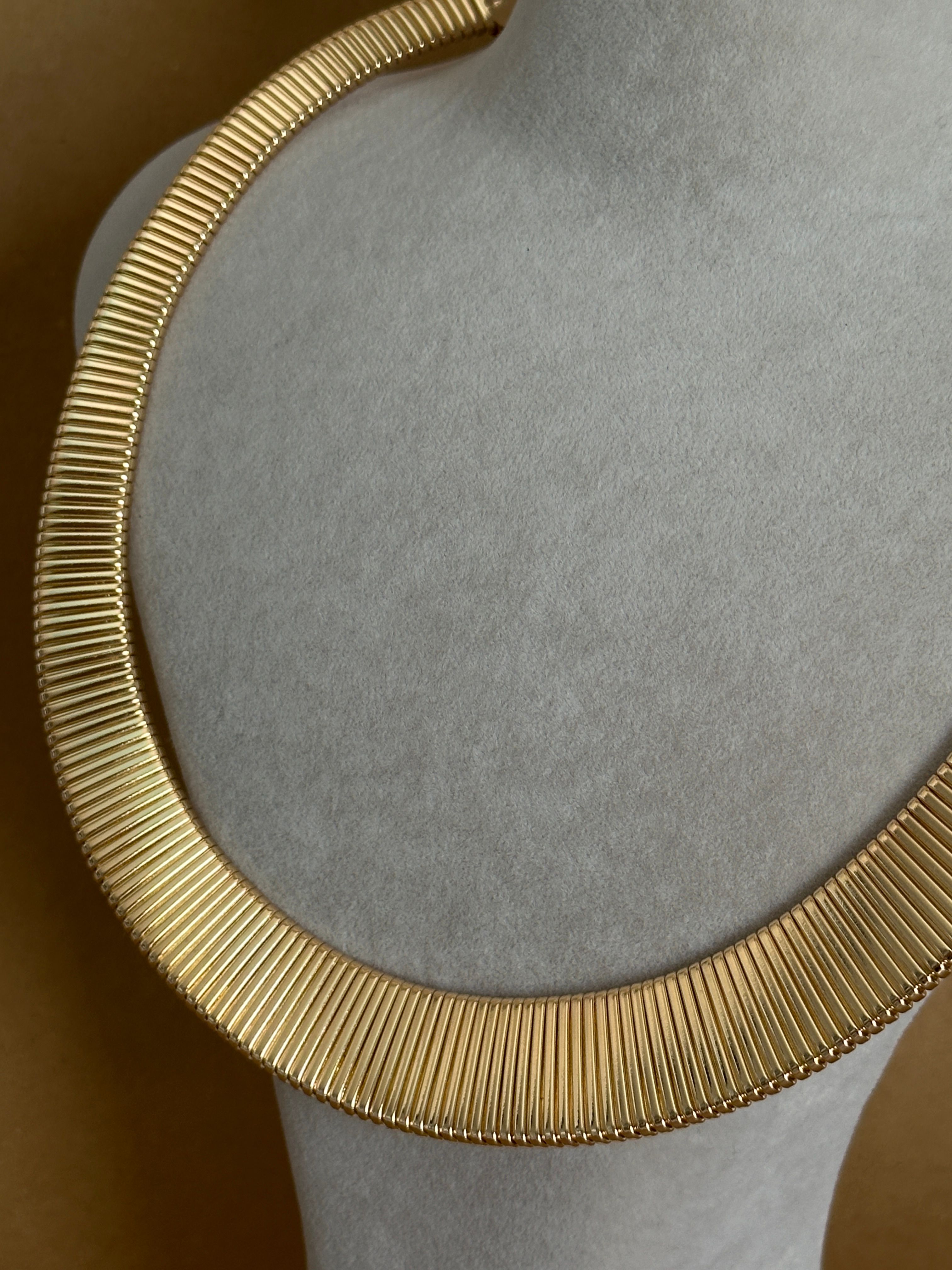 Yassı Gold Kolye
