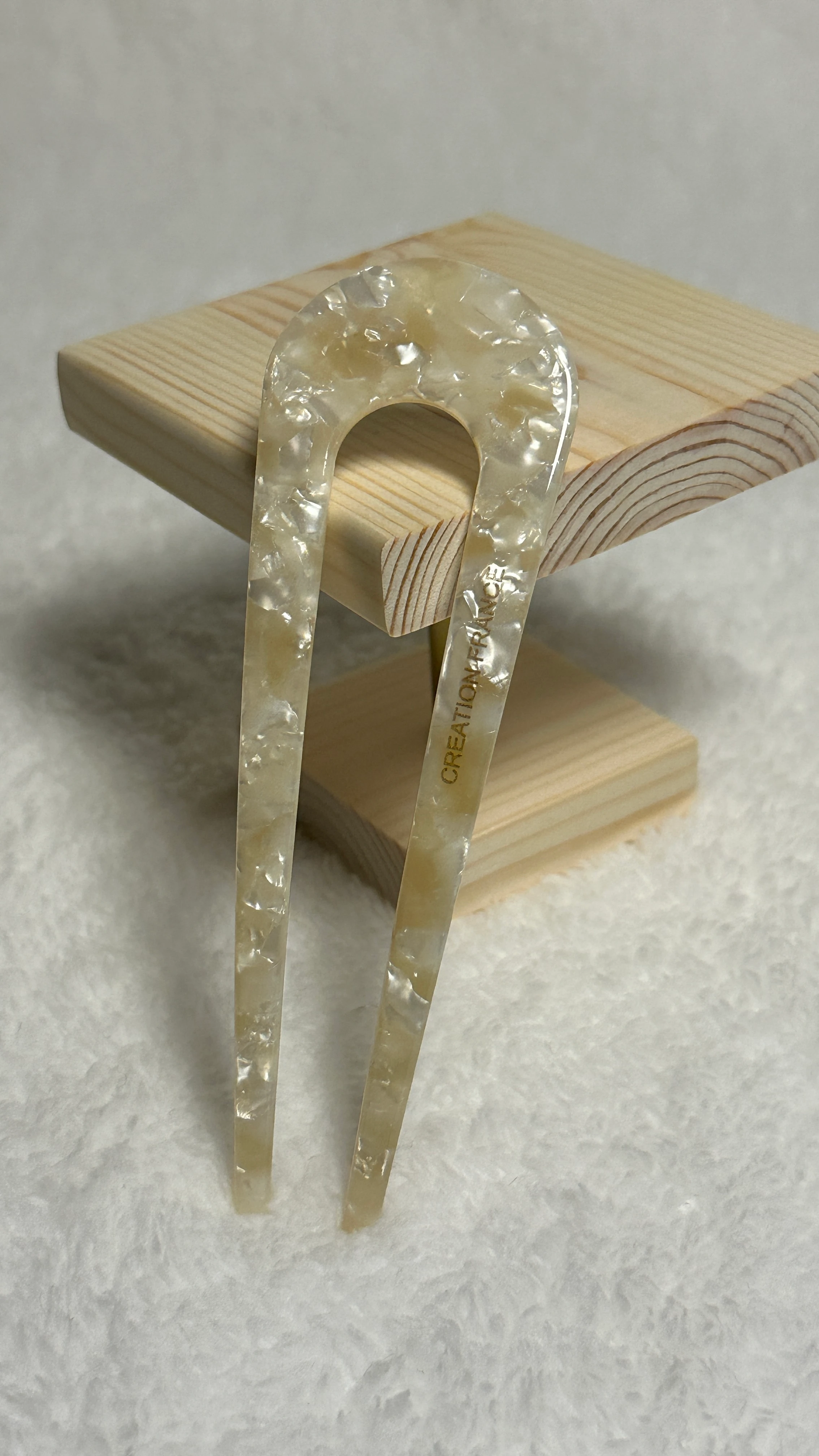 Çatal İnci Fransız Saç Tokası