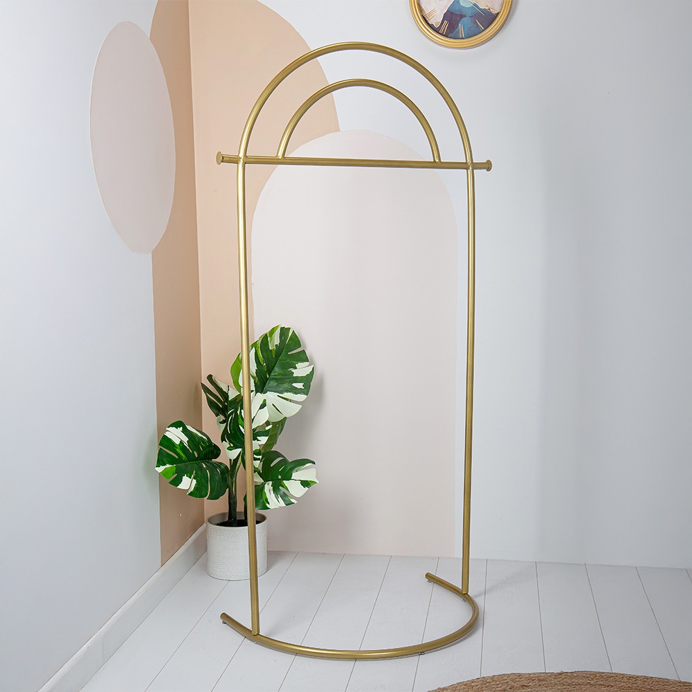Hermes Gold Metal Ayaklı Askılık