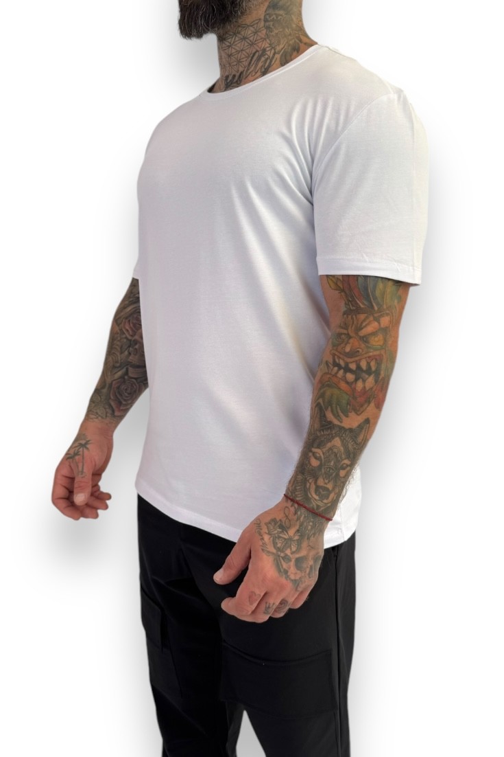 24CY-121 BASIC T-SHIRT BEYAZ