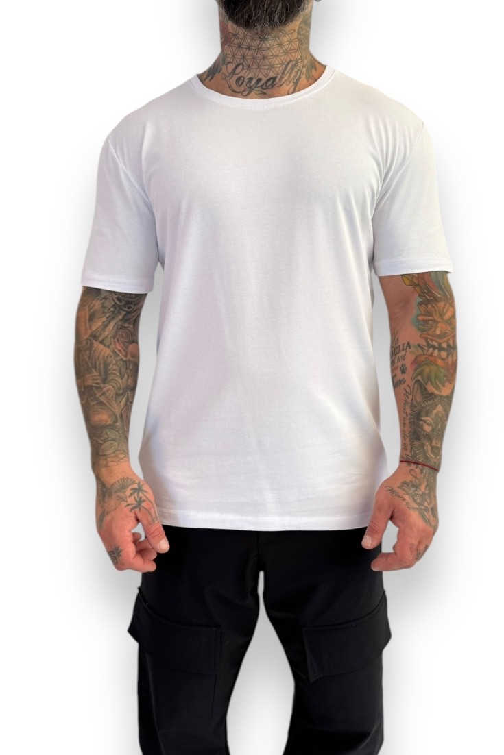 24CY-121 BASIC T-SHIRT BEYAZ