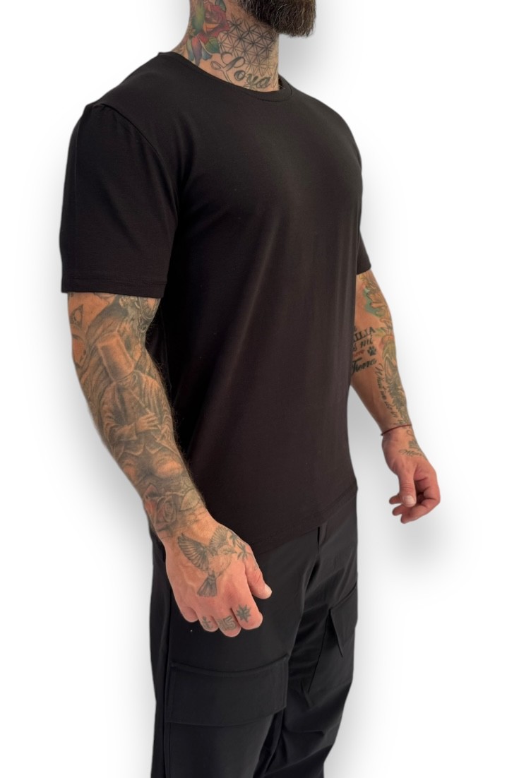 24CY-121 BASIC T-SHIRT SİYAH