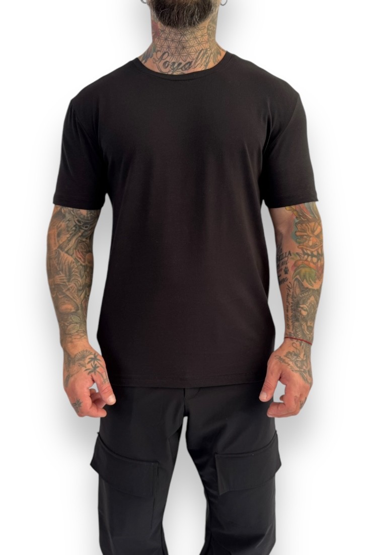 24CY-121 BASIC T-SHIRT SİYAH