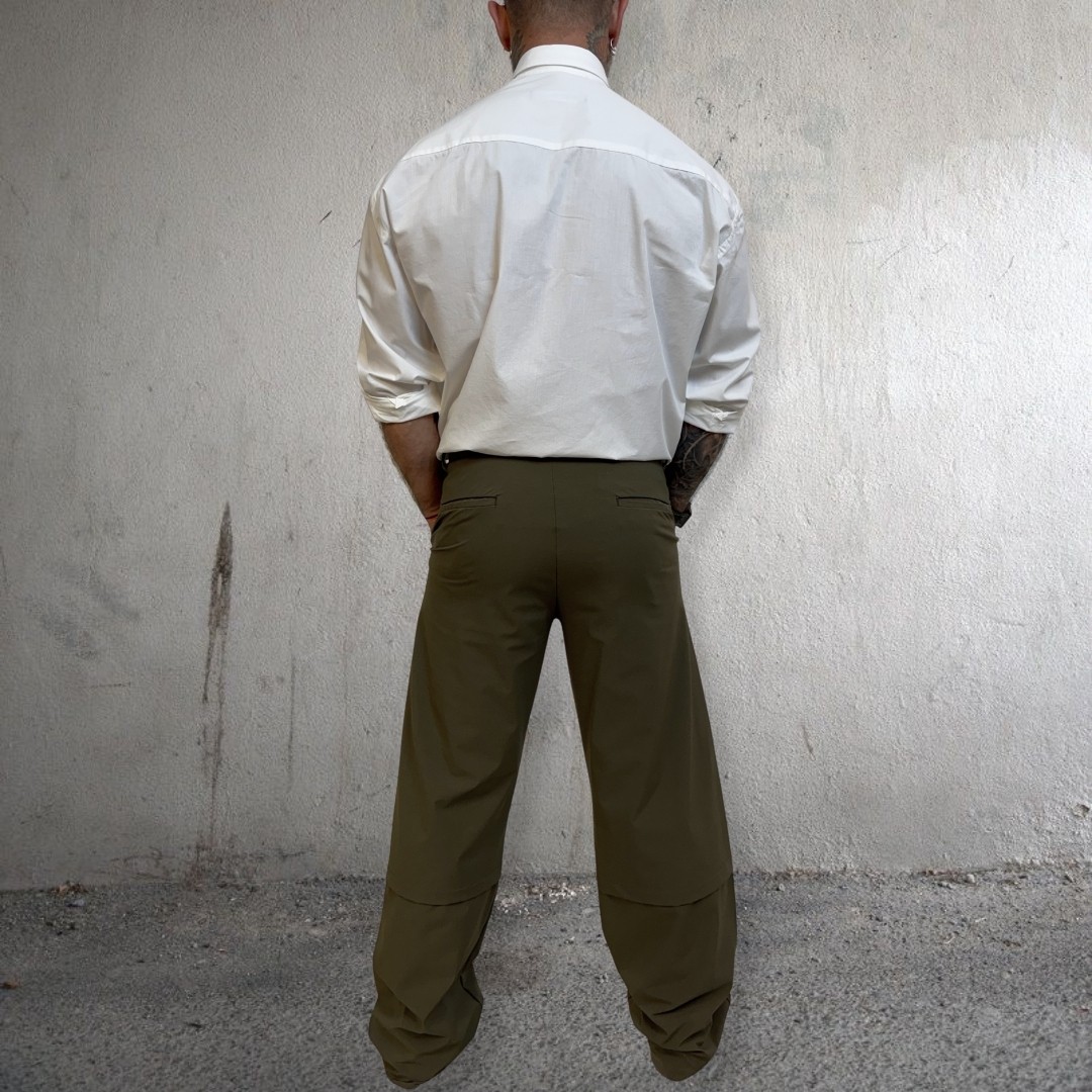 5559 KEMERLİ PARAŞÜT PANTOLON - HAKİ