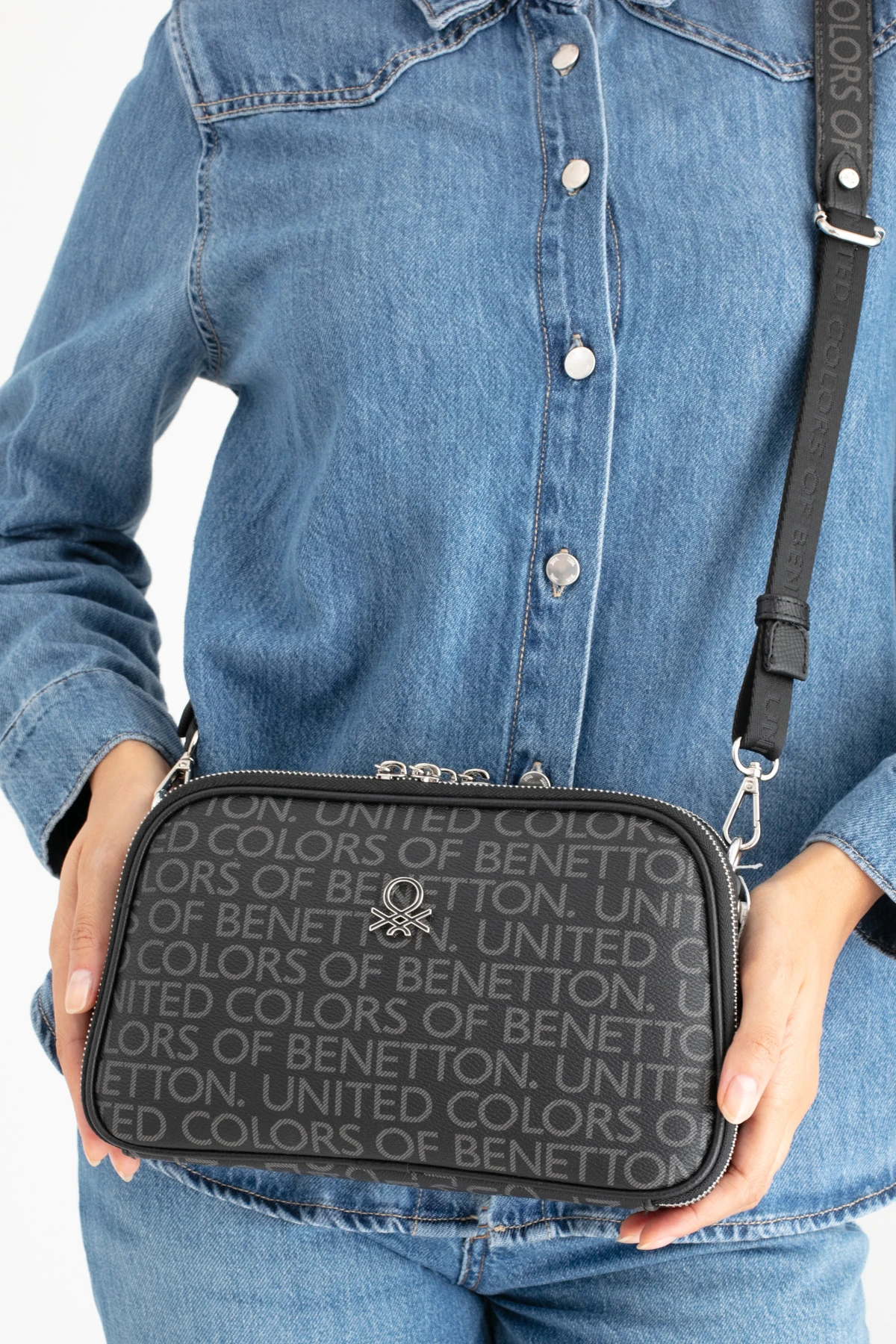 BENETTON 1638 KADIN ÇANTA - SİYAH