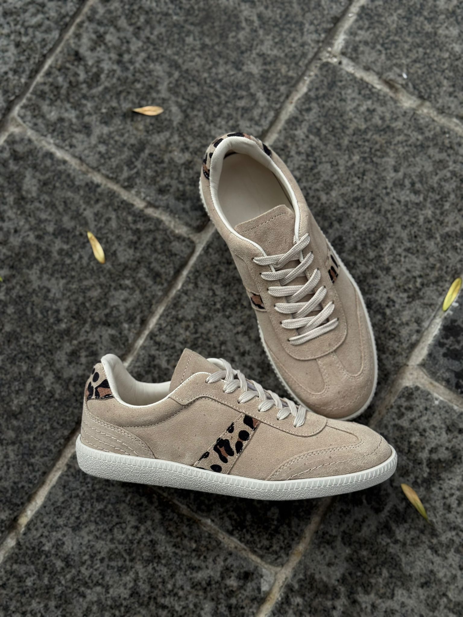 HEYBAGS 2005 DERİ SNEAKER - BEJ SÜET