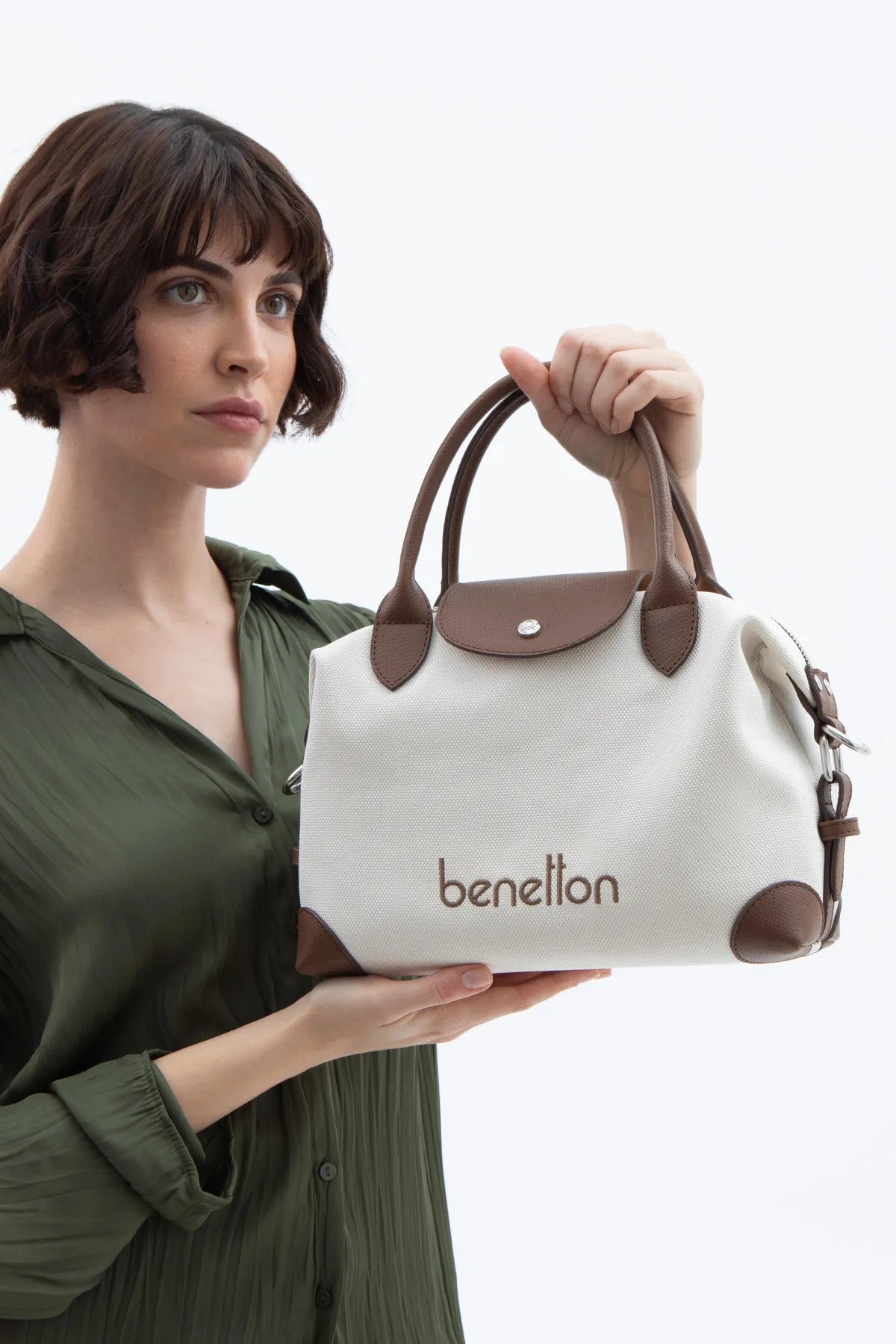 BENETTON 1624 KADIN ÇANTA - KAHVE