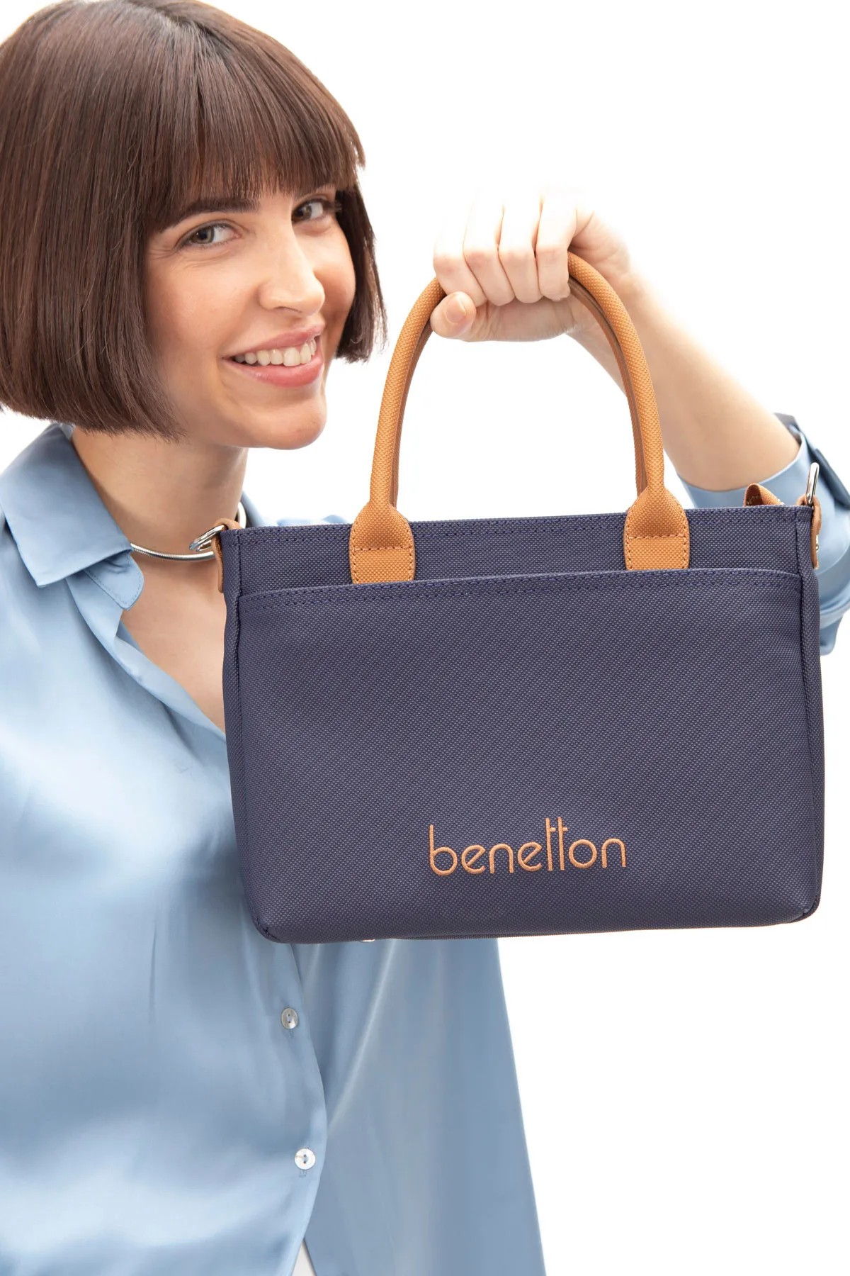 BENETTON 1614 KADIN ÇANTA - LACİ TABA