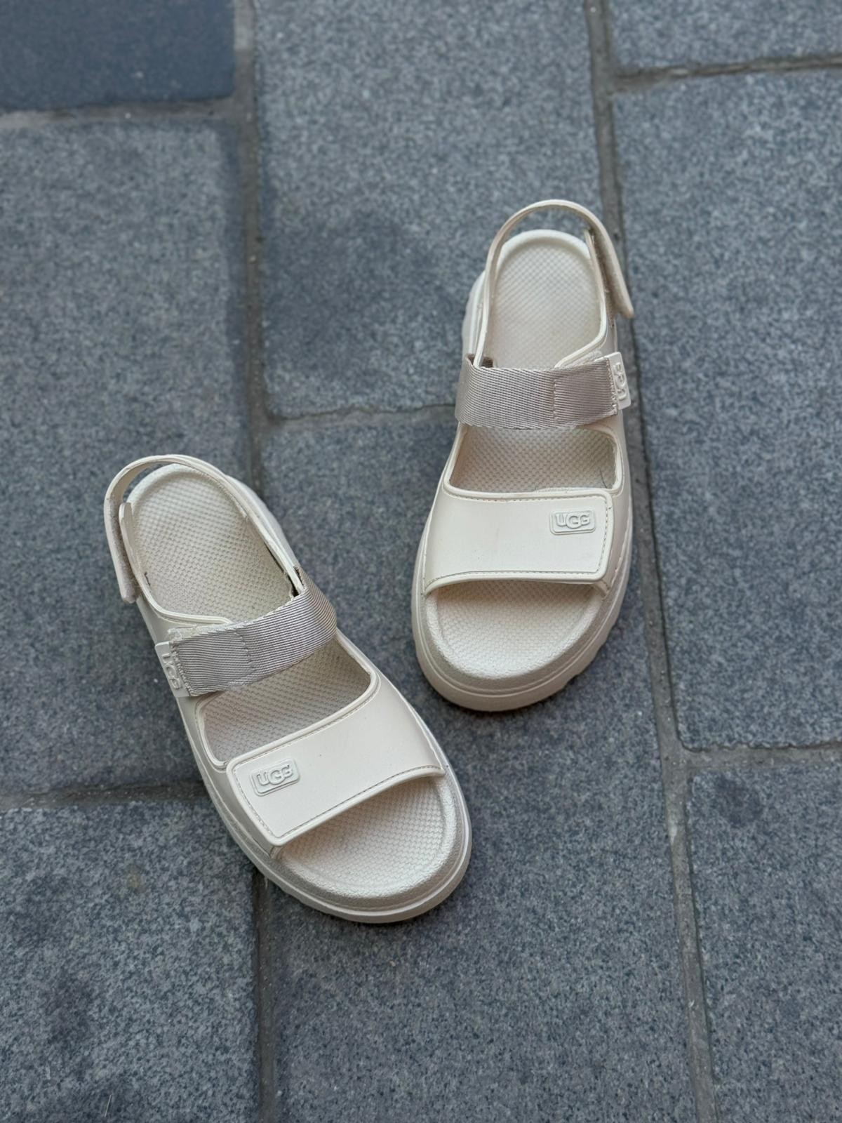 HEYBAGS 919 KALIN TABANLI SANDALET - BEJ