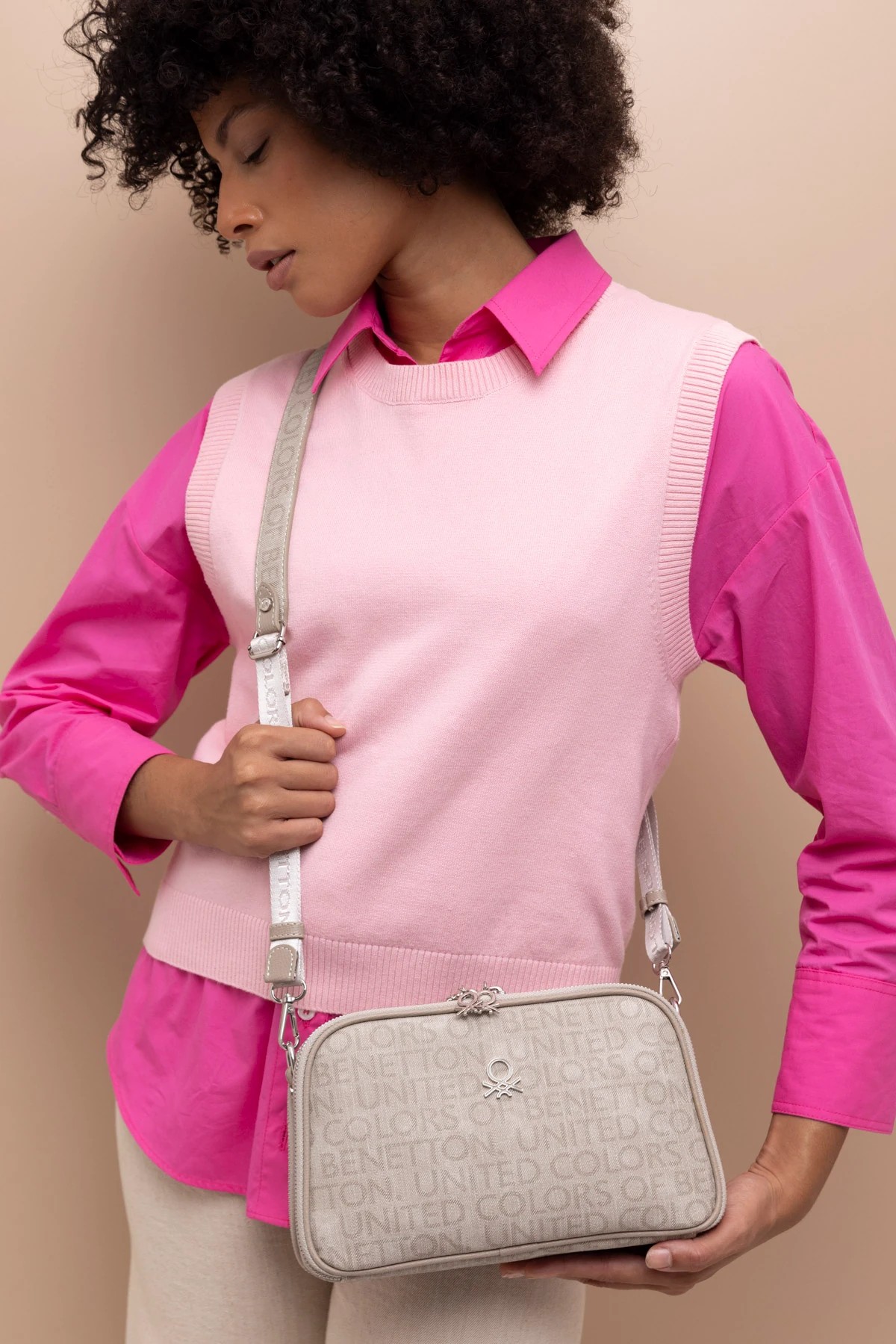 BENETTON 1378 KADIN ÇANTA - TAŞ
