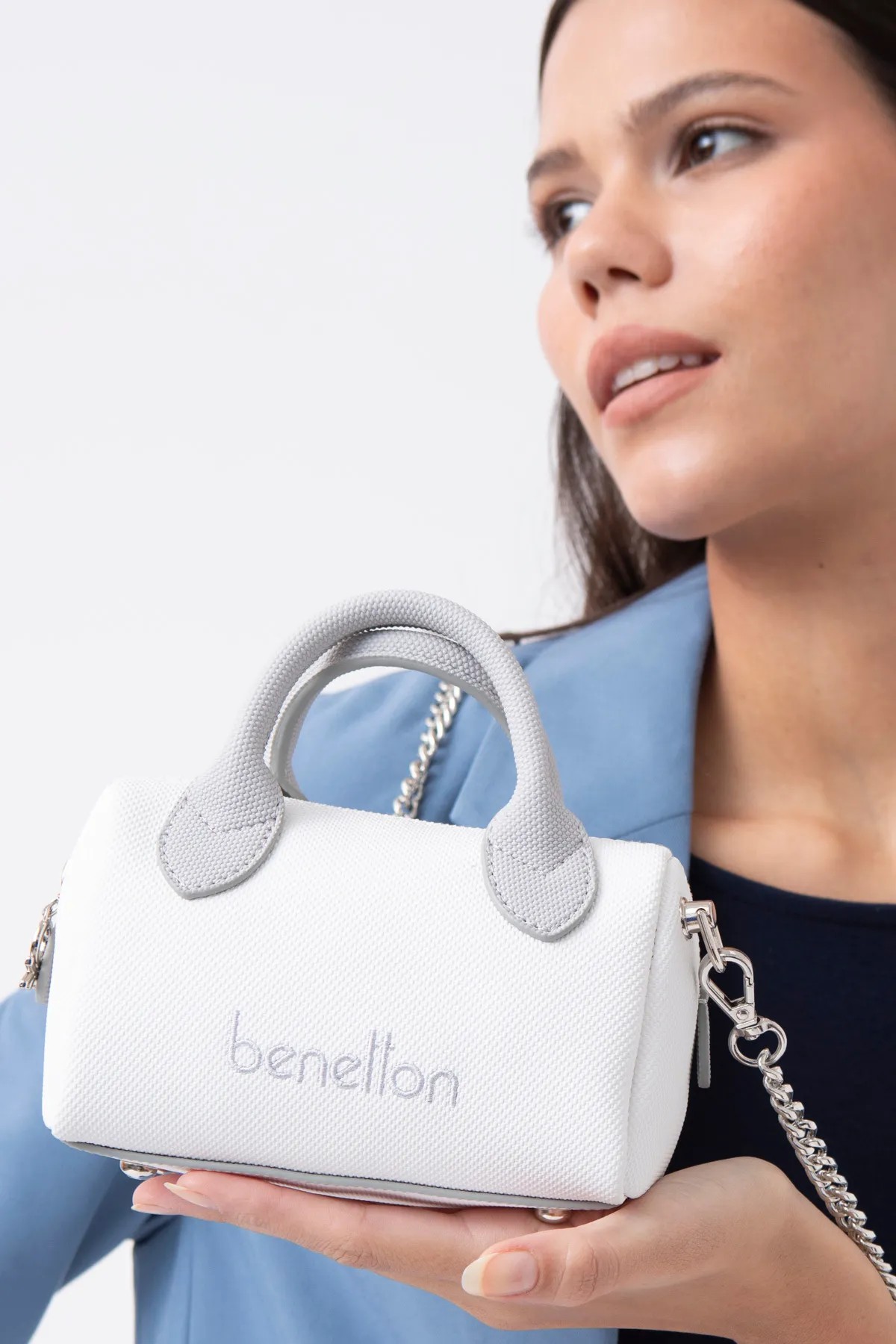 BENETTON 1593 KADIN ÇANTA - BEYAZ