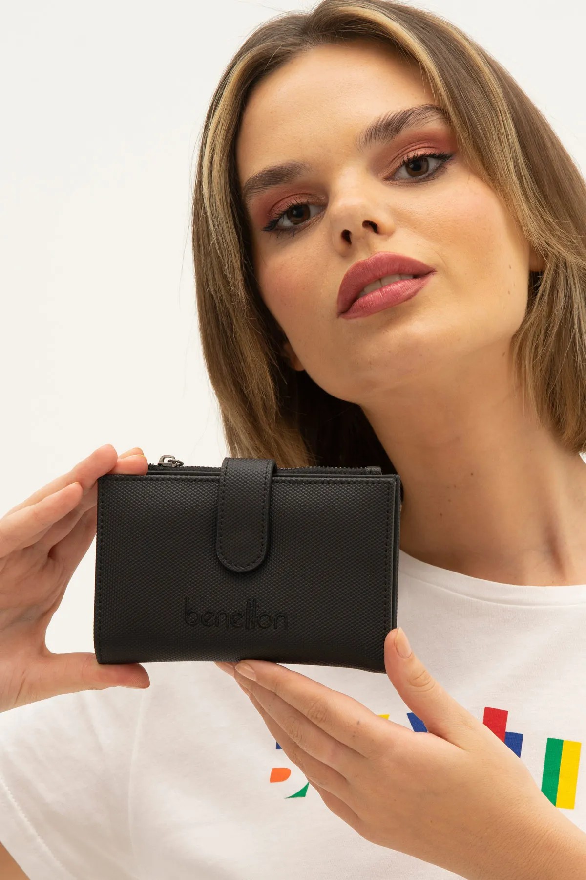 BENETTON 1300 KADIN CÜZDAN - SİYAH