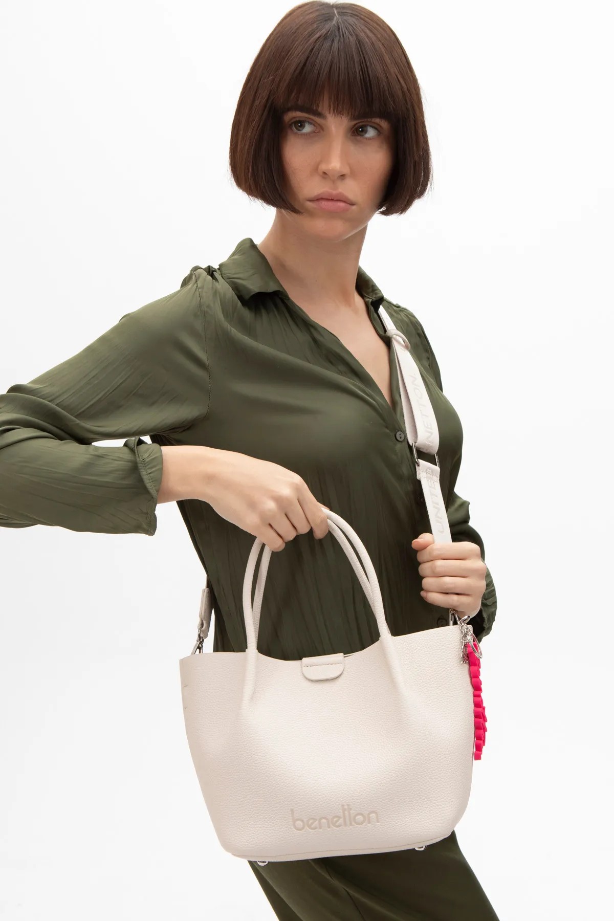 BENETTON 1508 KADIN ÇANTA - BEJ