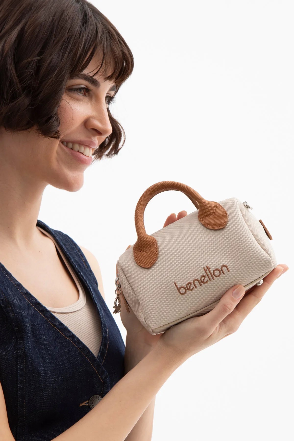 BENETTON 1593 KADIN ÇANTA - BEJ CAMEL