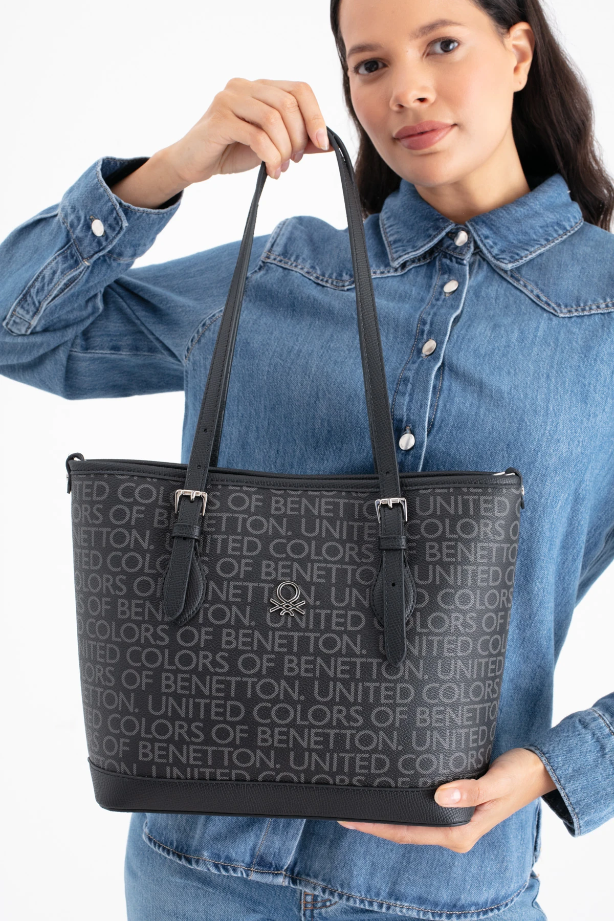 BENETTON 1674 KADIN ÇANTA - SİYAH