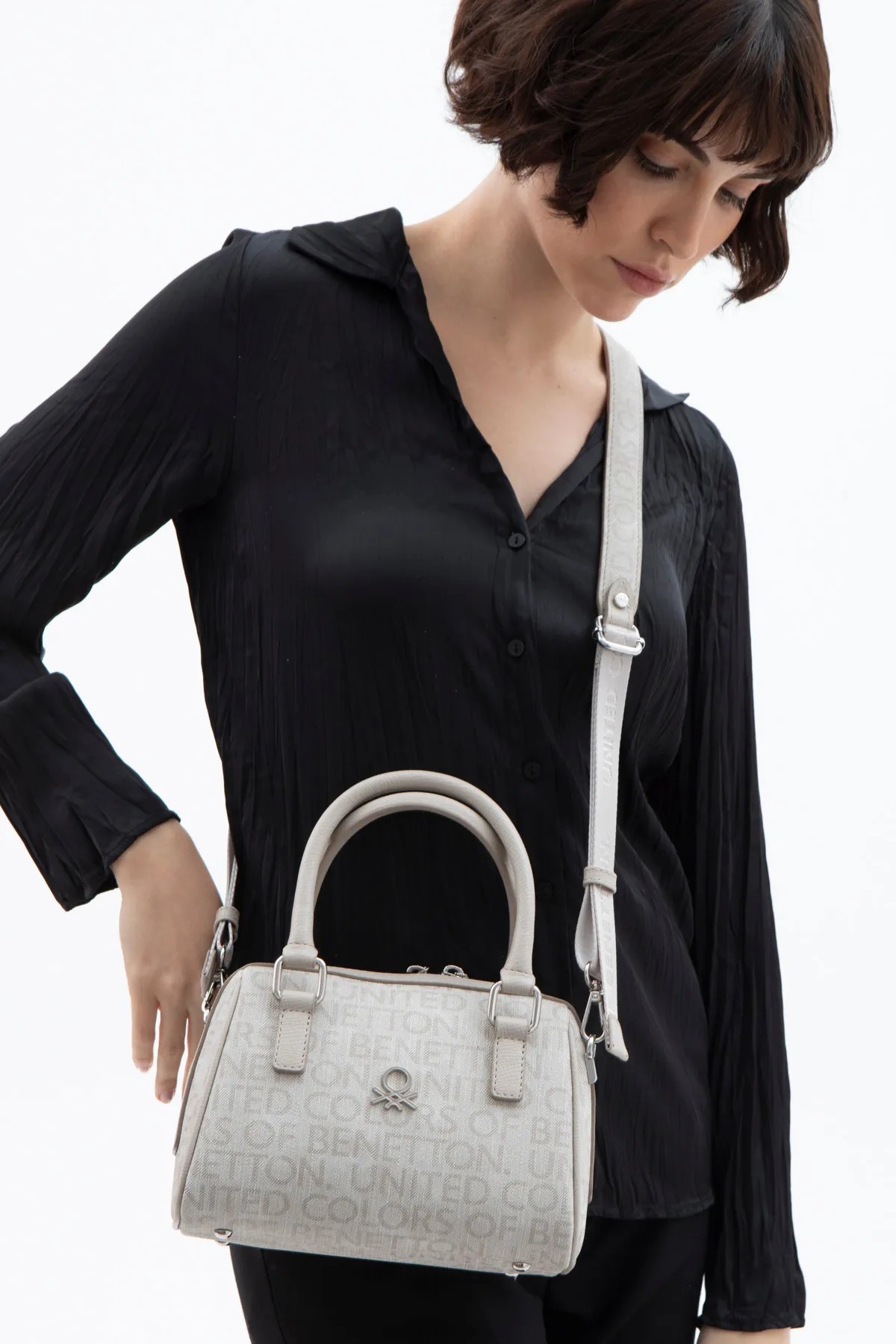 BENETTON 1613 KADIN ÇANTA - TAŞ