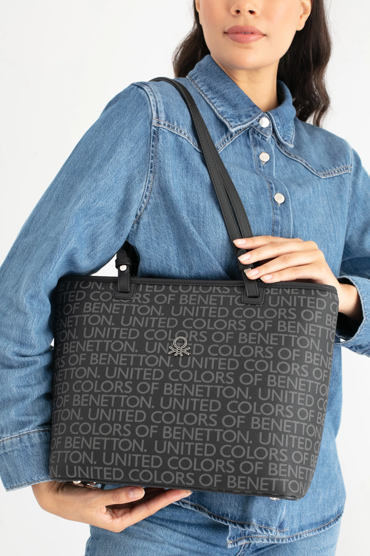 BENETTON 1646 KADIN ÇANTA - SİYAH