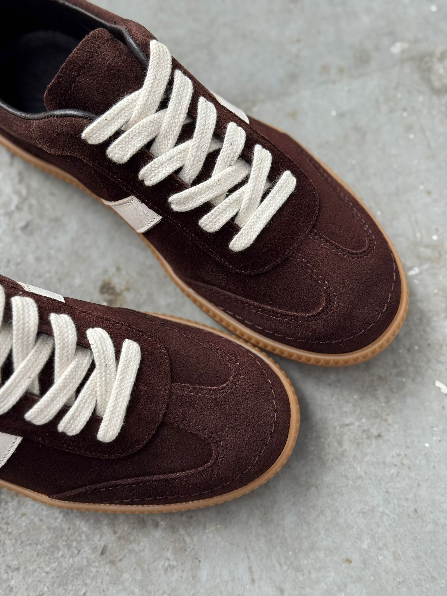 HEYBAGS 2005 DERİ SNEAKER - KAHVE SÜET