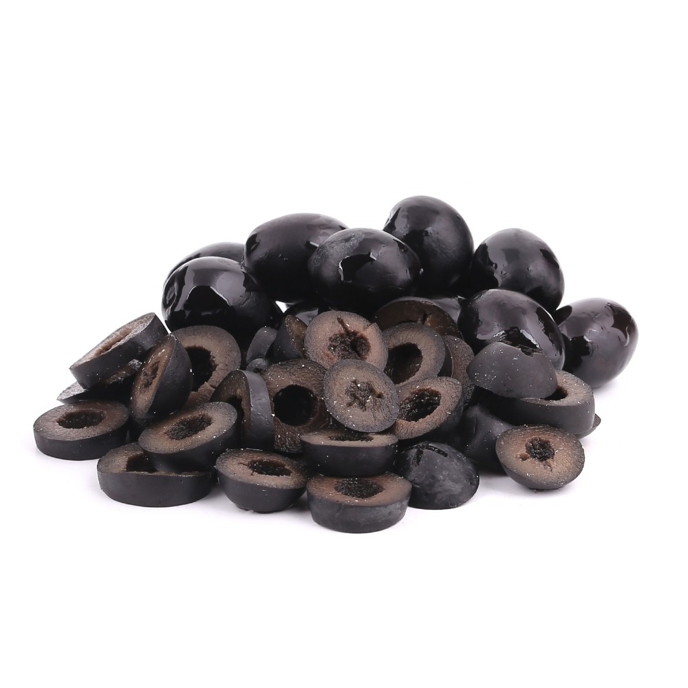 Siyah dlimlenmiş pizzalık zeytin 500 Gr