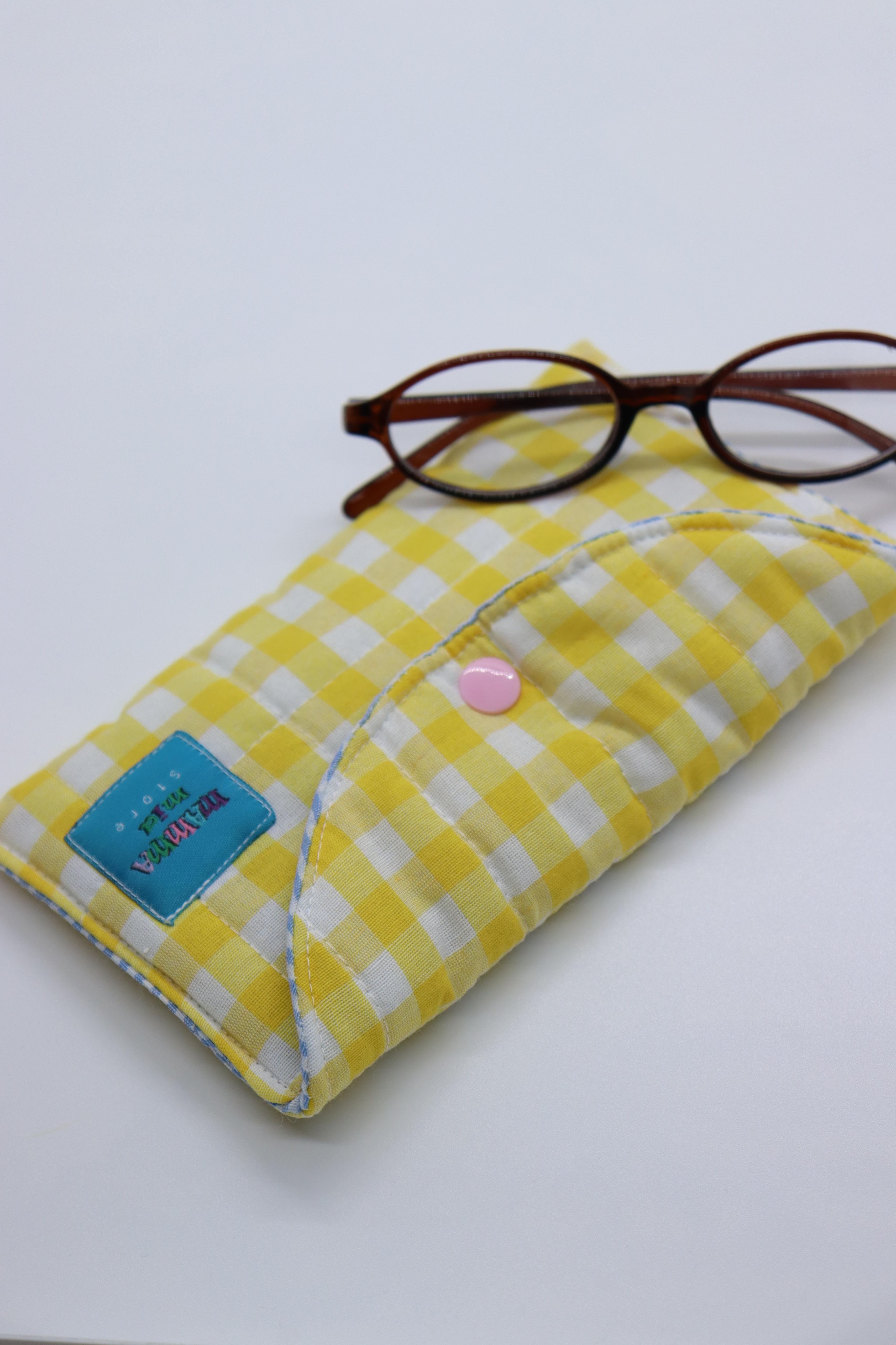 Sarı Pöti Gözlük Kılıfı