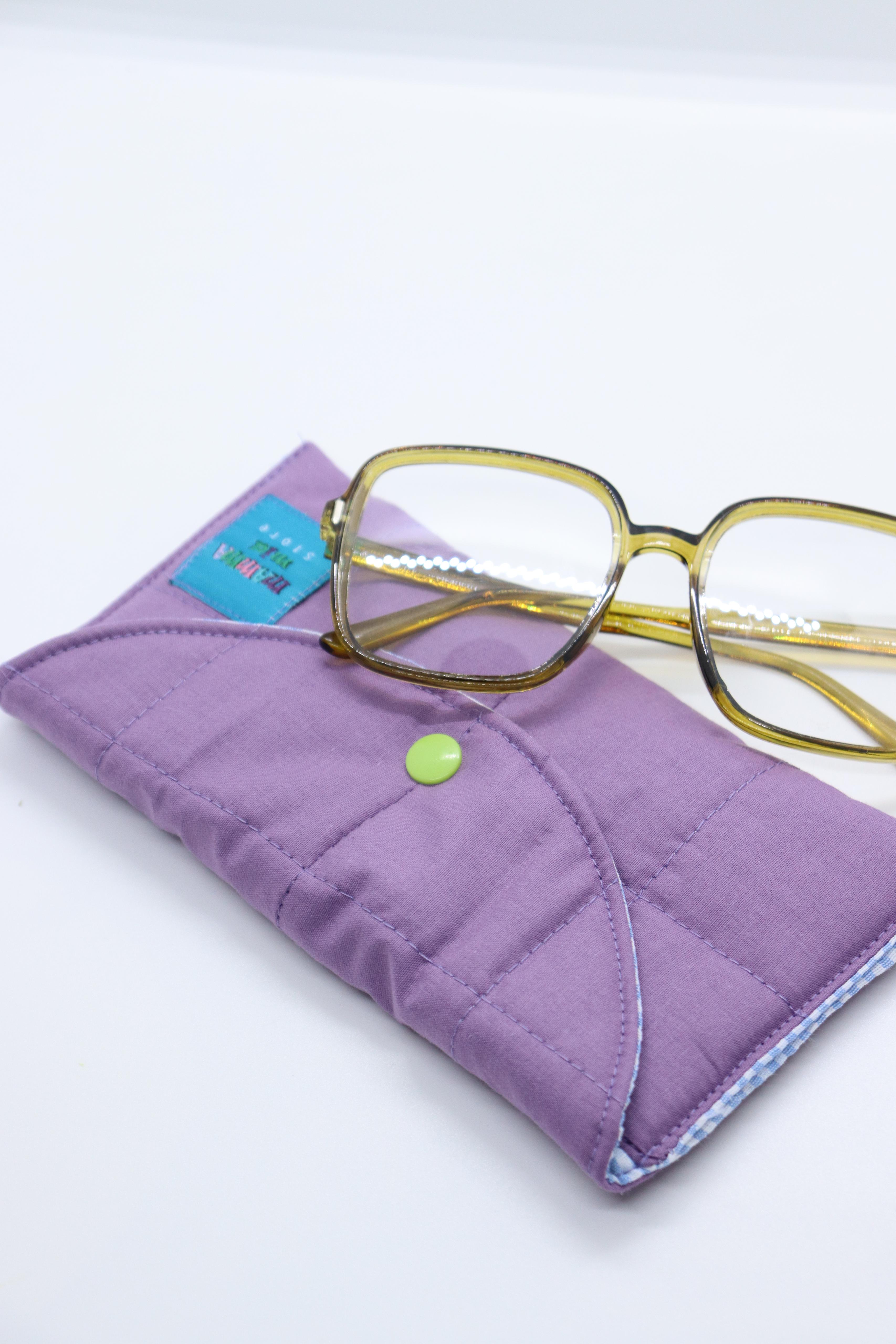 Mor Gözlük Kılıfı