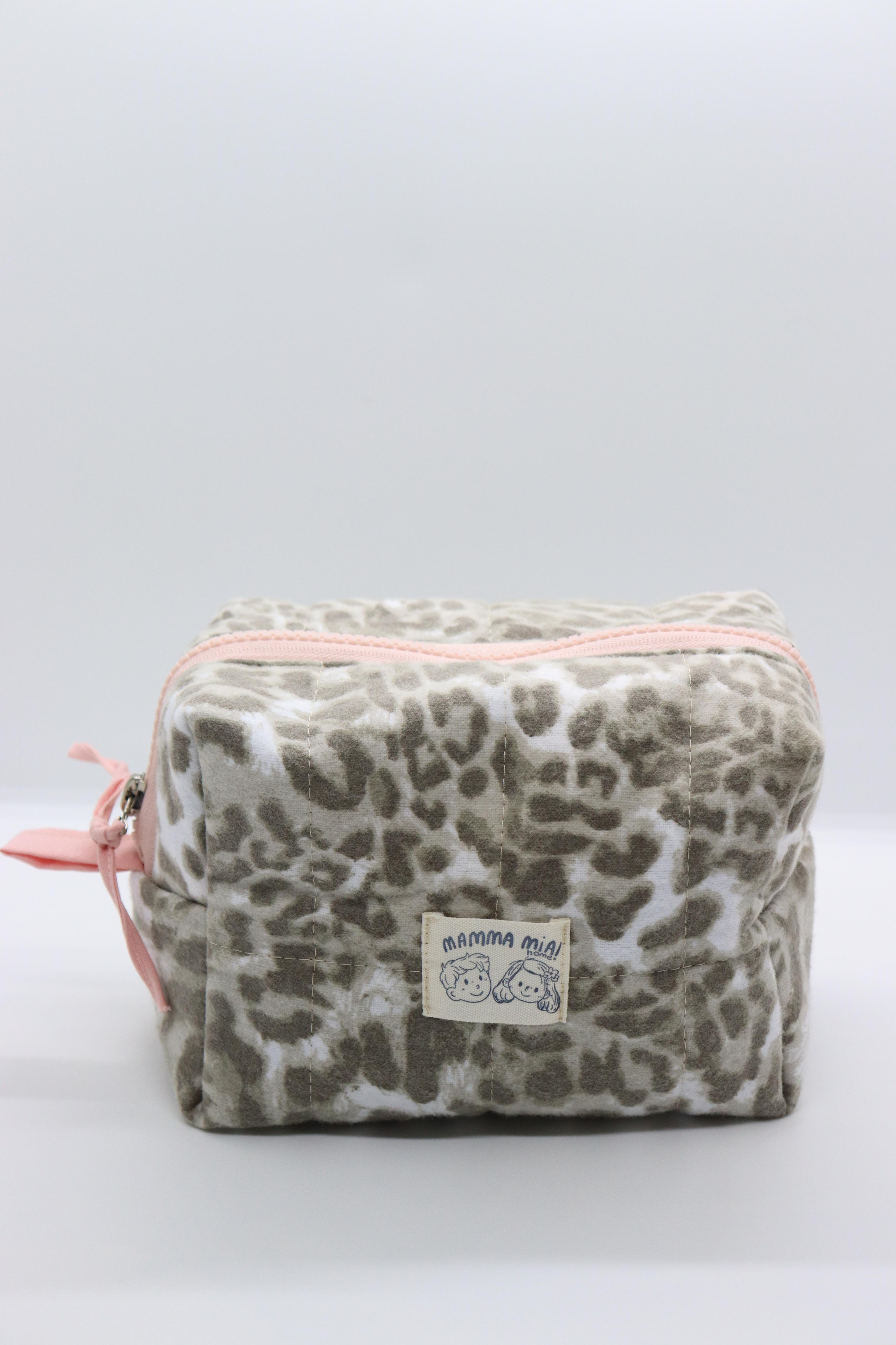 Leopar Makyaj Çantası