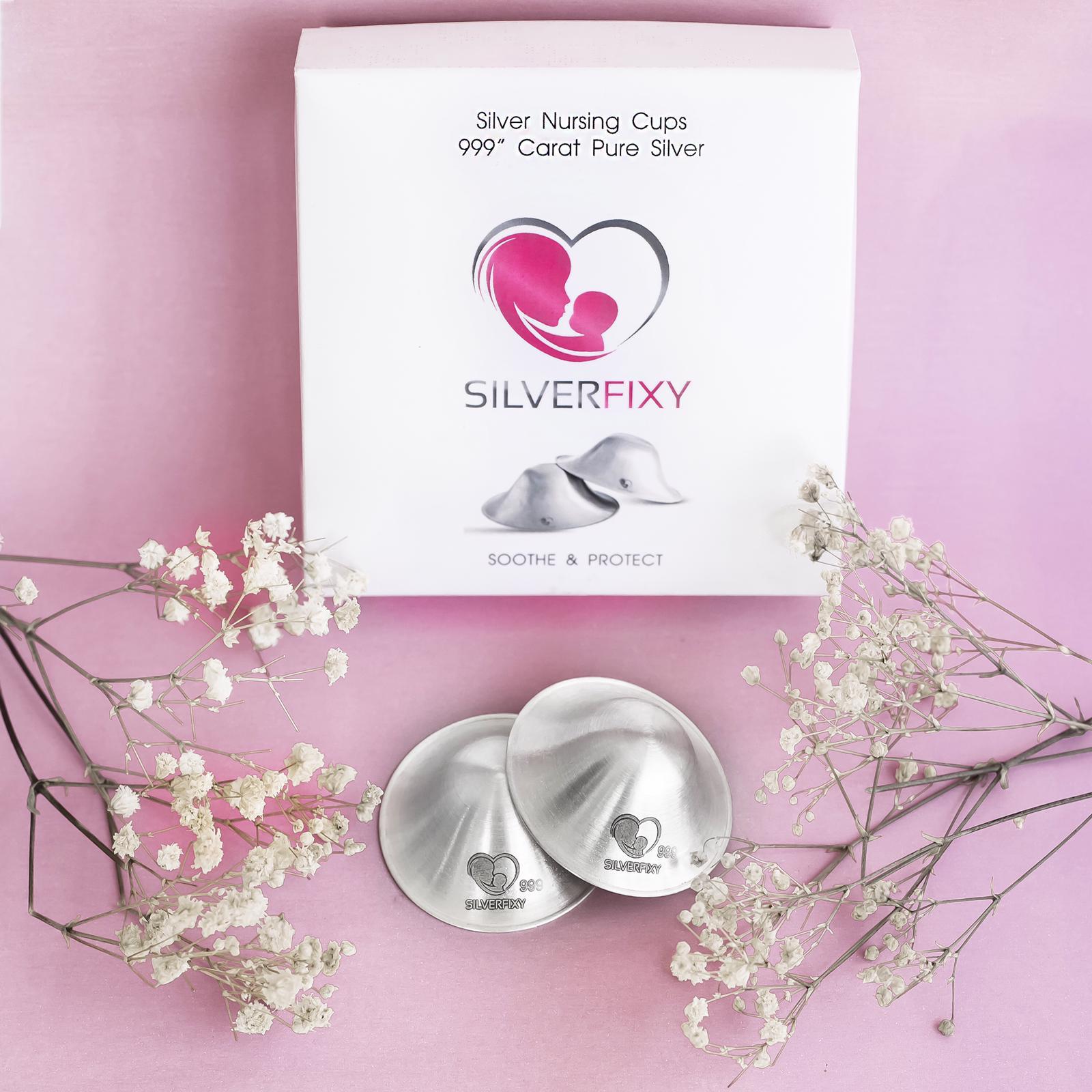 SilverFixy Gümüş Kapak 999 Ayar El Işçiliği – Göğüs Ucu Koruyucu- Yara Kalkanı main variant image