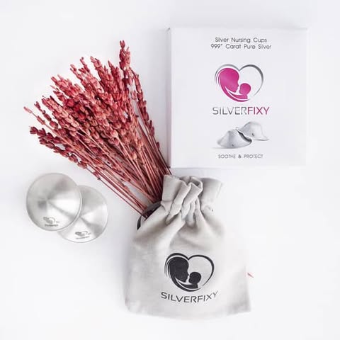 SilverFixy Gümüş Kapak 999 Ayar El Işçiliği – Göğüs Ucu Koruyucu- Yara Kalkanı