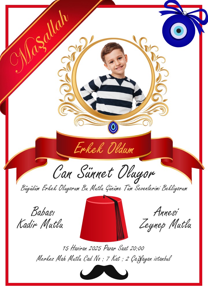 Sünnet Dijital Davetiye