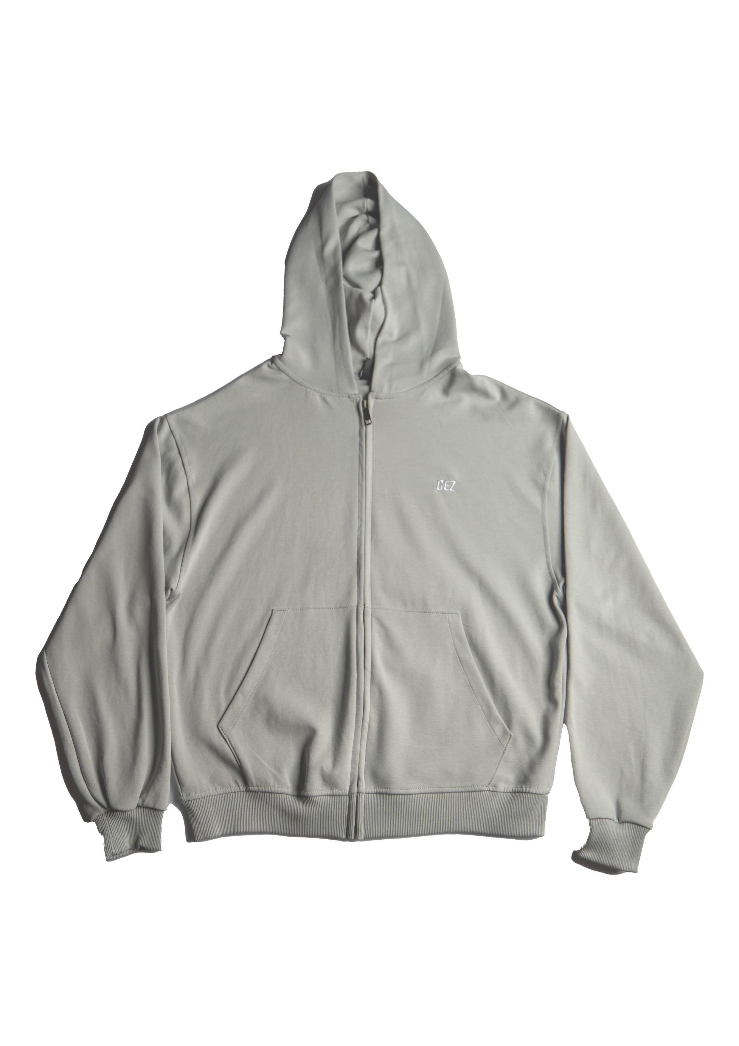 Summer Collection Gri Zip Hoodie