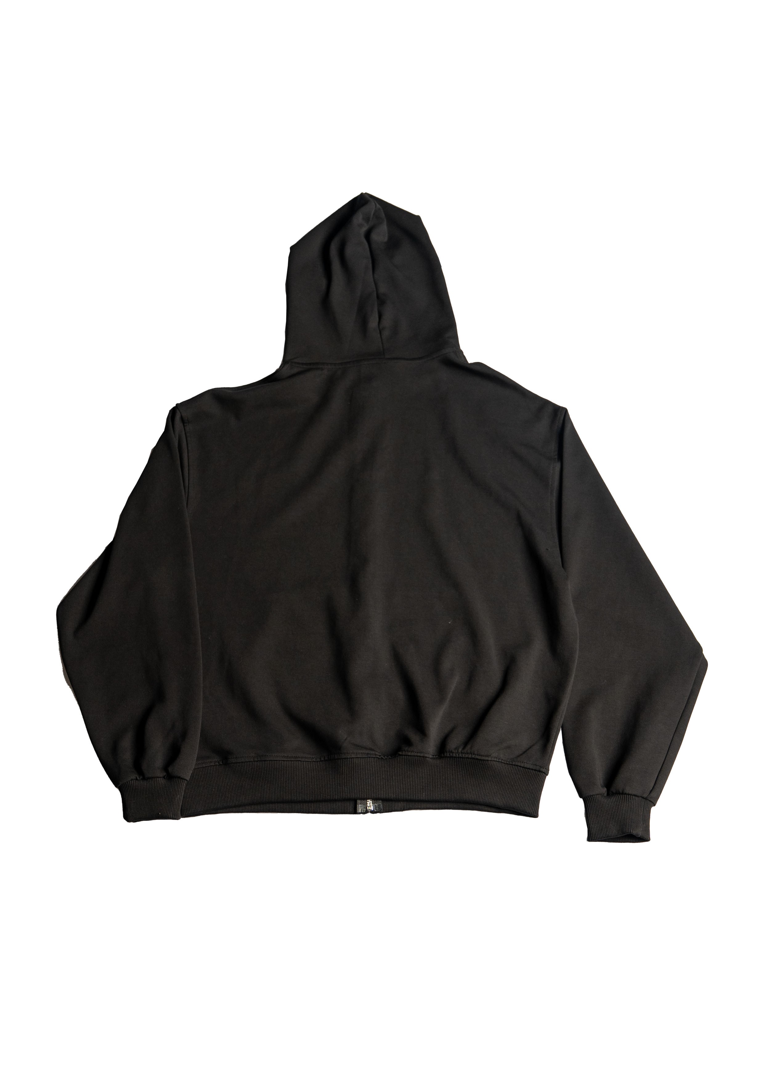 Summer Collection Siyah Zip Hoodie