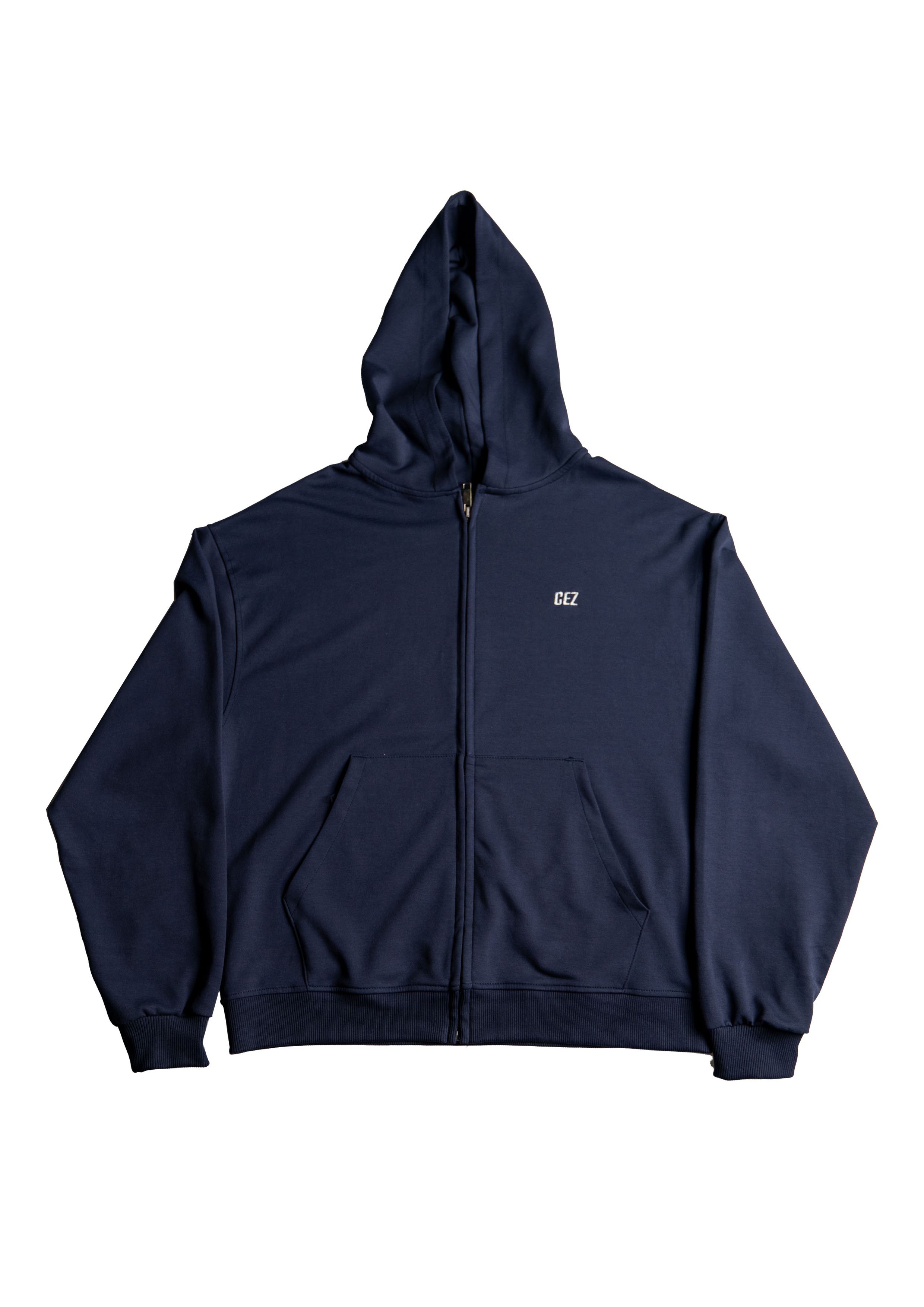Summer Collection Lacivert Zip Hoodie