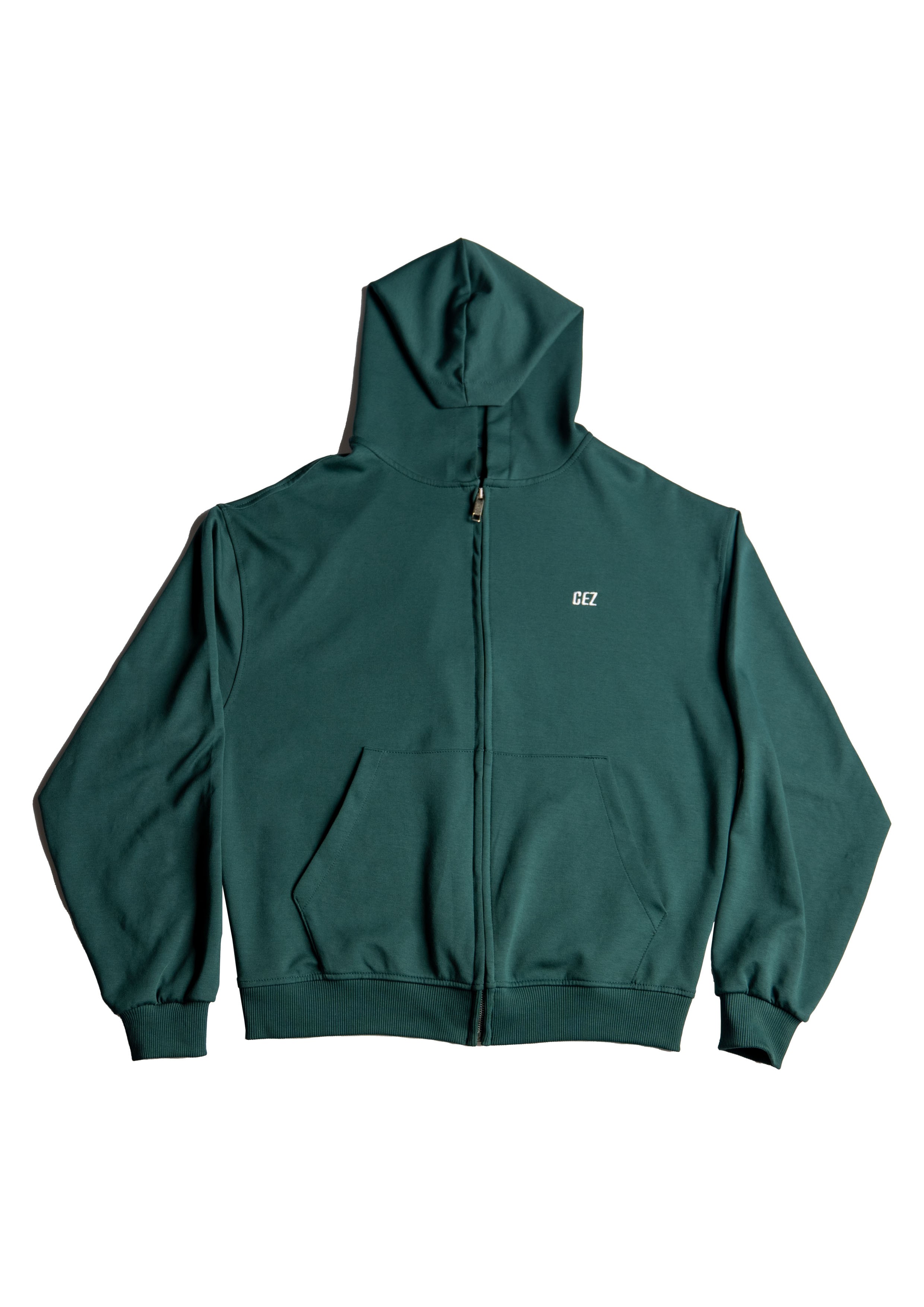 Summer Collection Yeşil Zip Hoodie