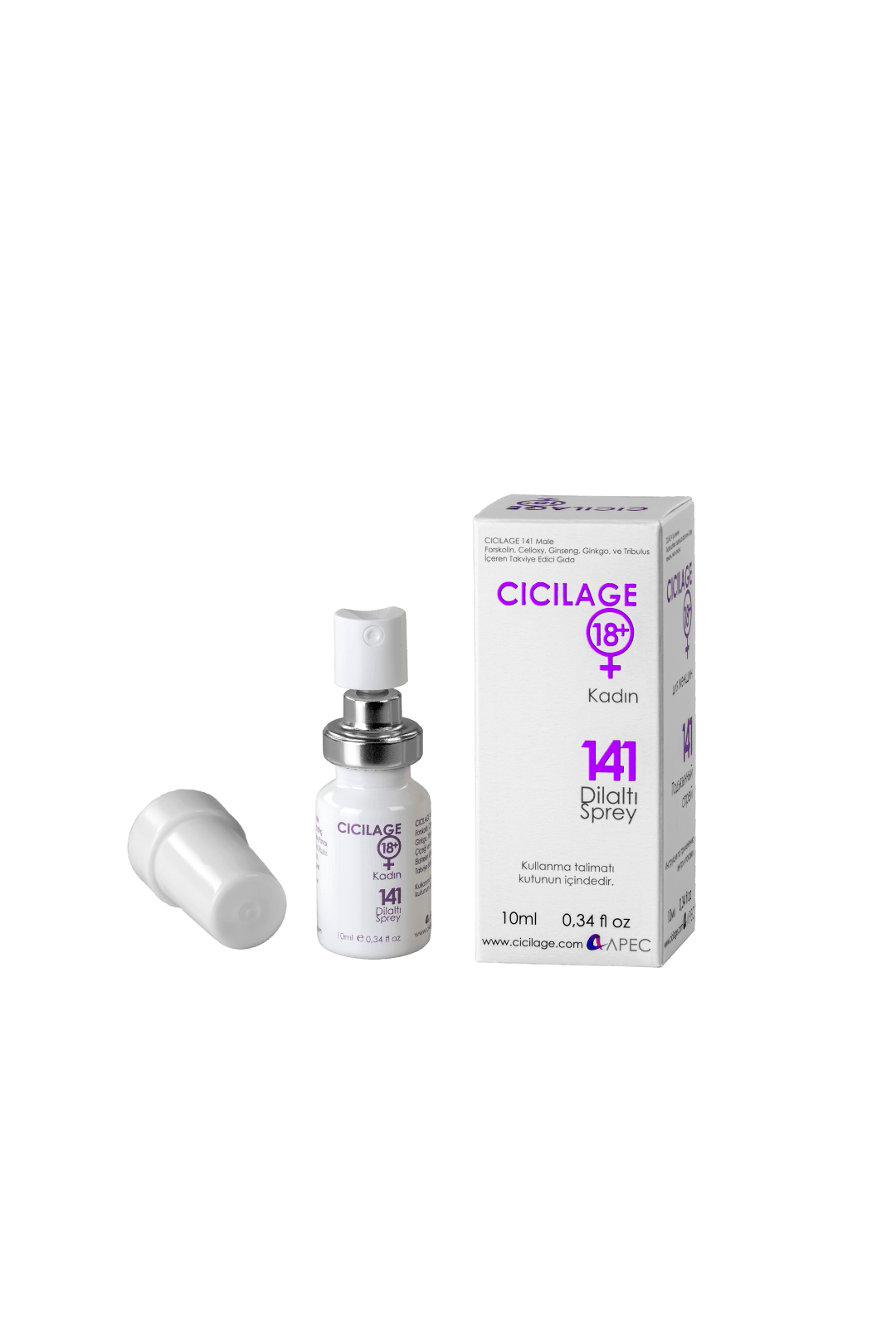 Cicilage 141 Female(Kadın) Sprey 10 ml