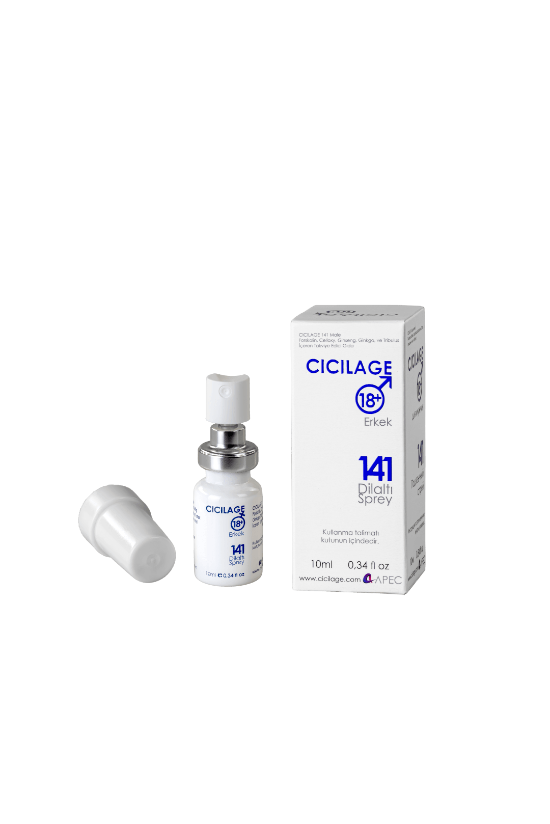 Cicilage141 Male(Erkek) Sprey 10 ml