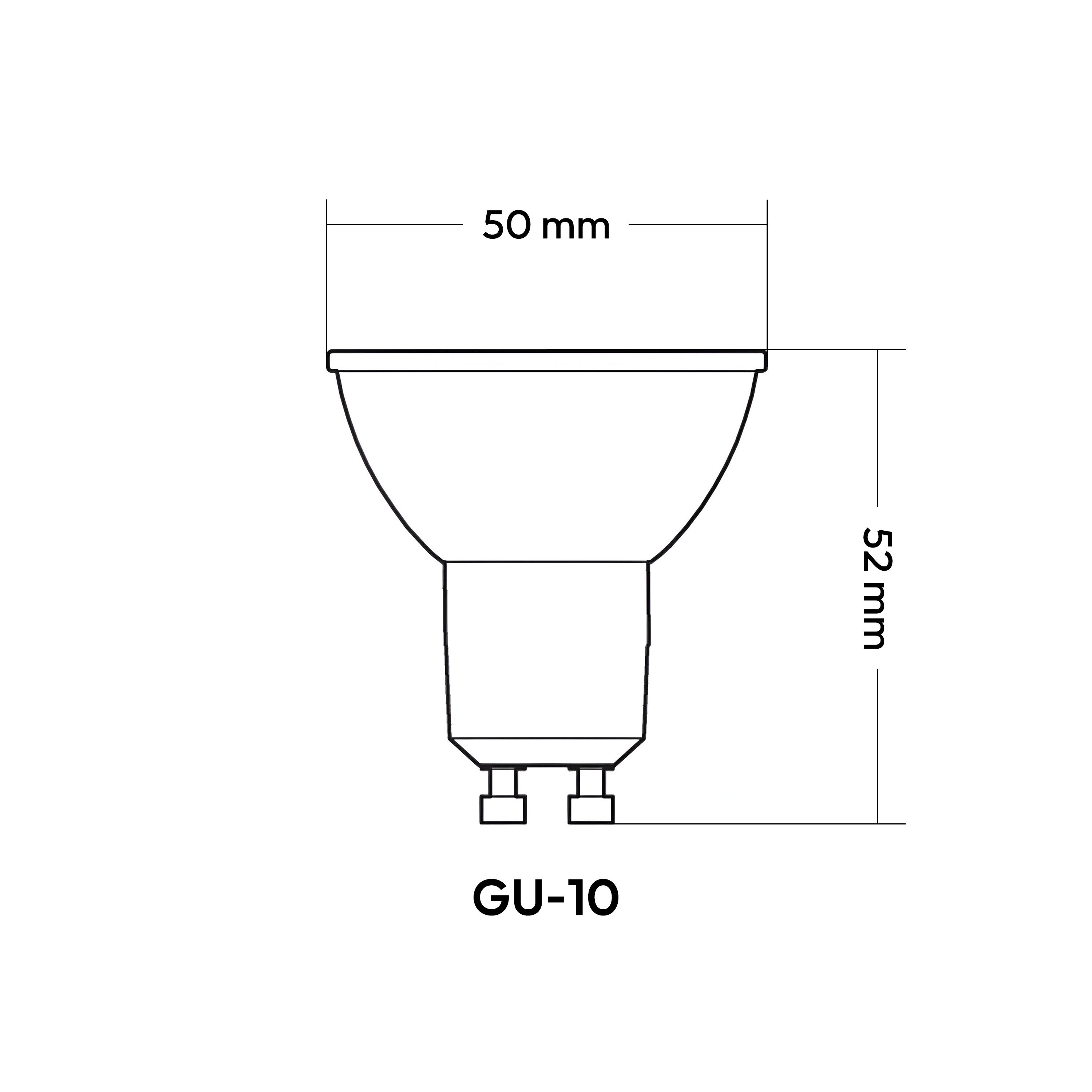 LED Spot Ampul - 7W Amber - Cata CT-4215 - GU10