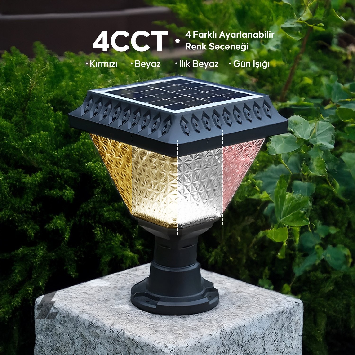 Solar Set Üstü Bahçe Apliği - 30W 4CCT - Maxled MX-9012
