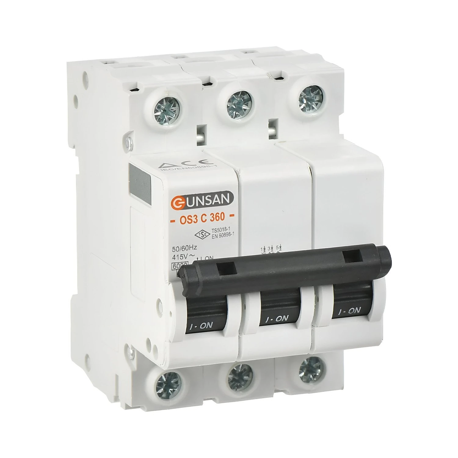 Otomatik Sigorta C Tipi - 6A 3 Fazlı 6kA - Günsan Valta