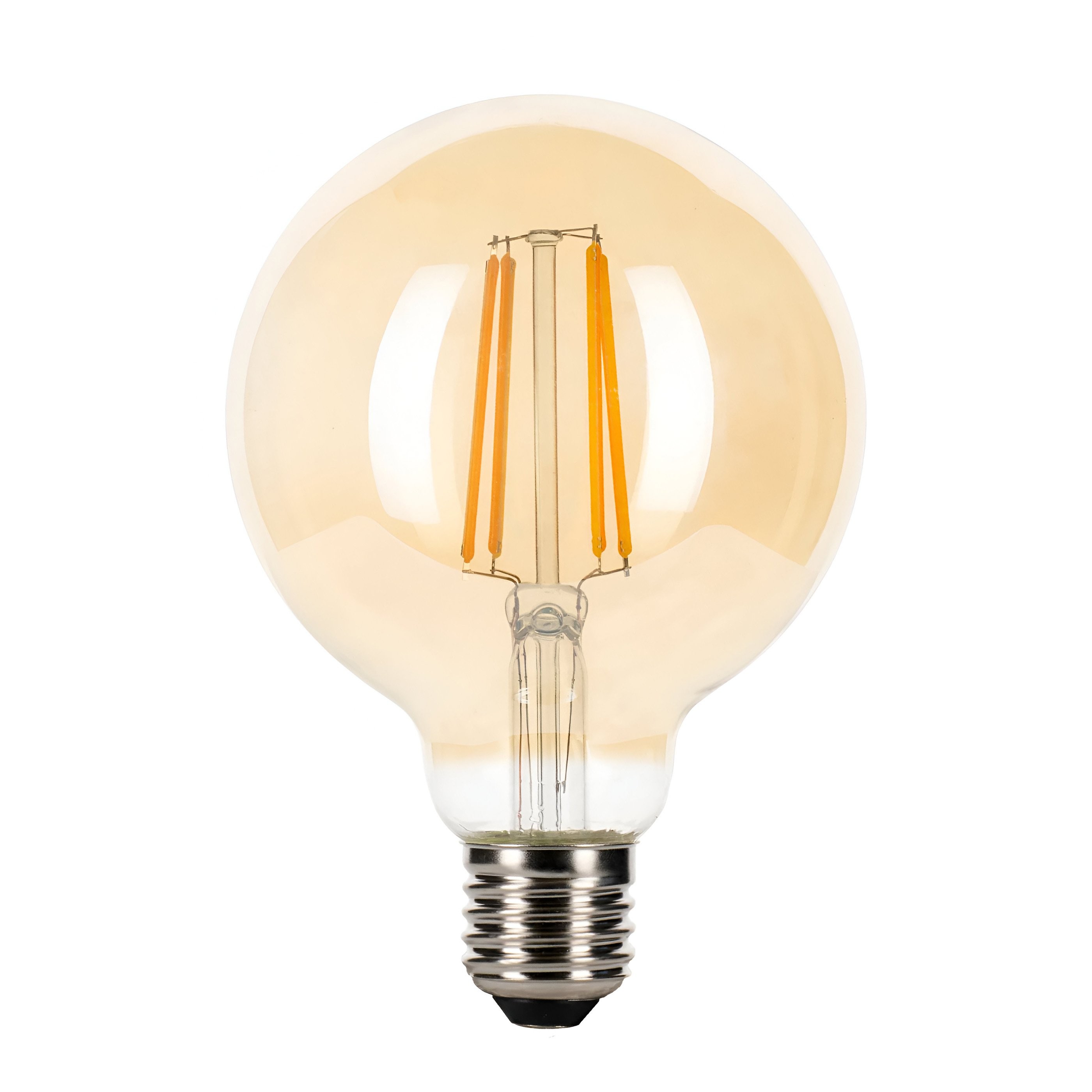 Glop LED Rustik Ampul - 6W Amber G-95 - Cata CT-4286