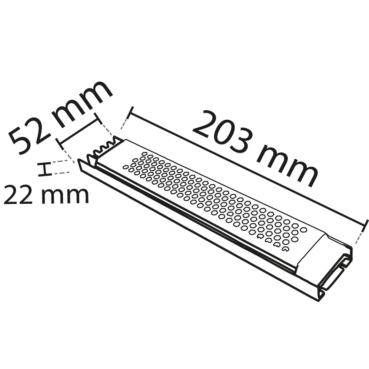 Süper Slim LED Trafosu 240W 10A 24V Noas YL26-0240