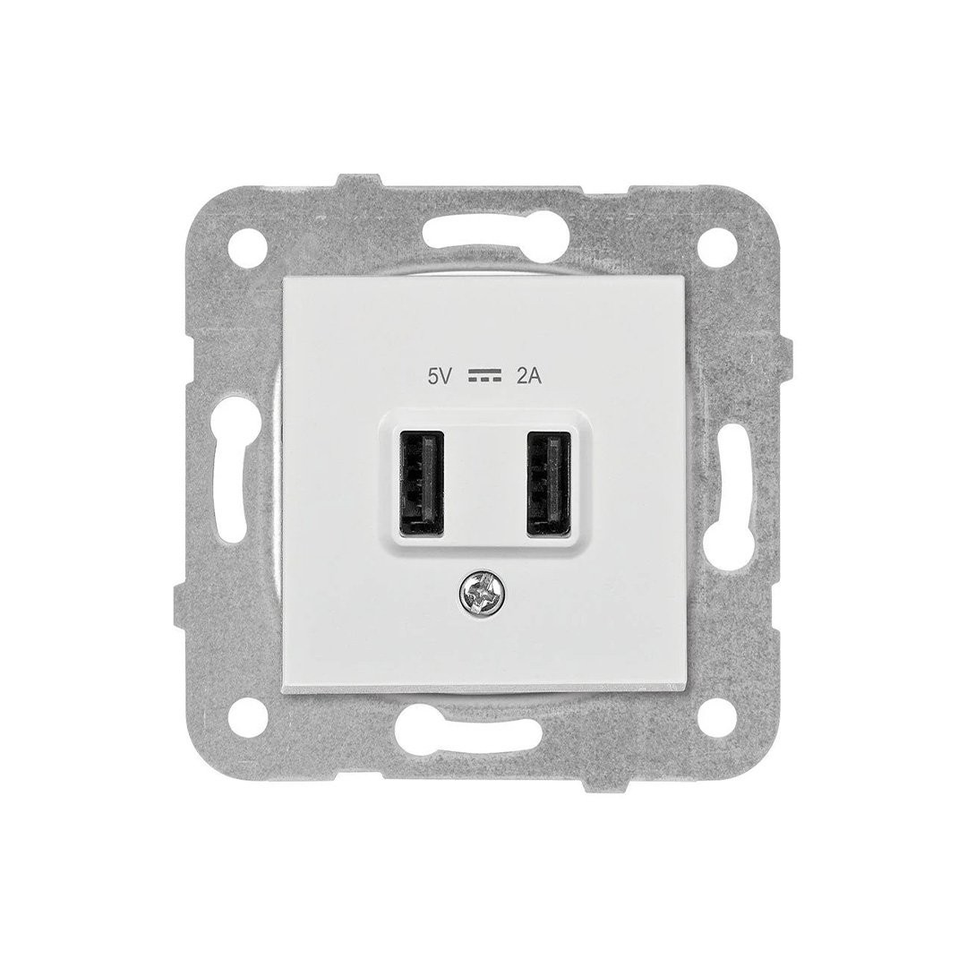 Viko Karre/Meridian Beyaz USB Şarj Prizi (5V-2A) - 90967101