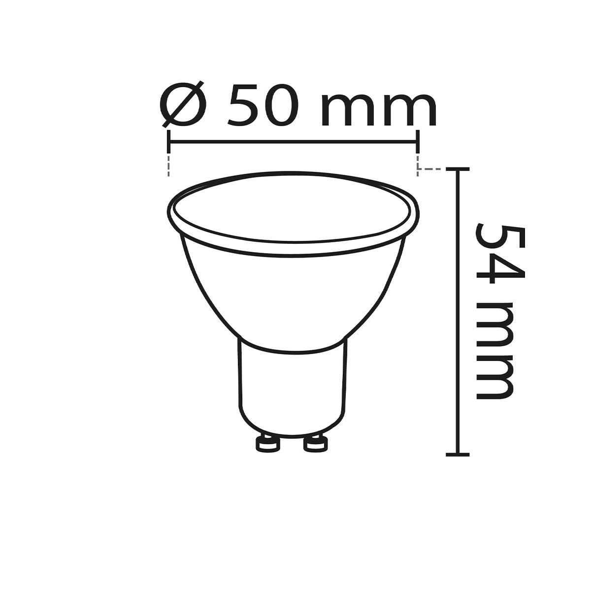 LED Çanak Ampul - GU10 5W 6500K - Noas YL91-0501