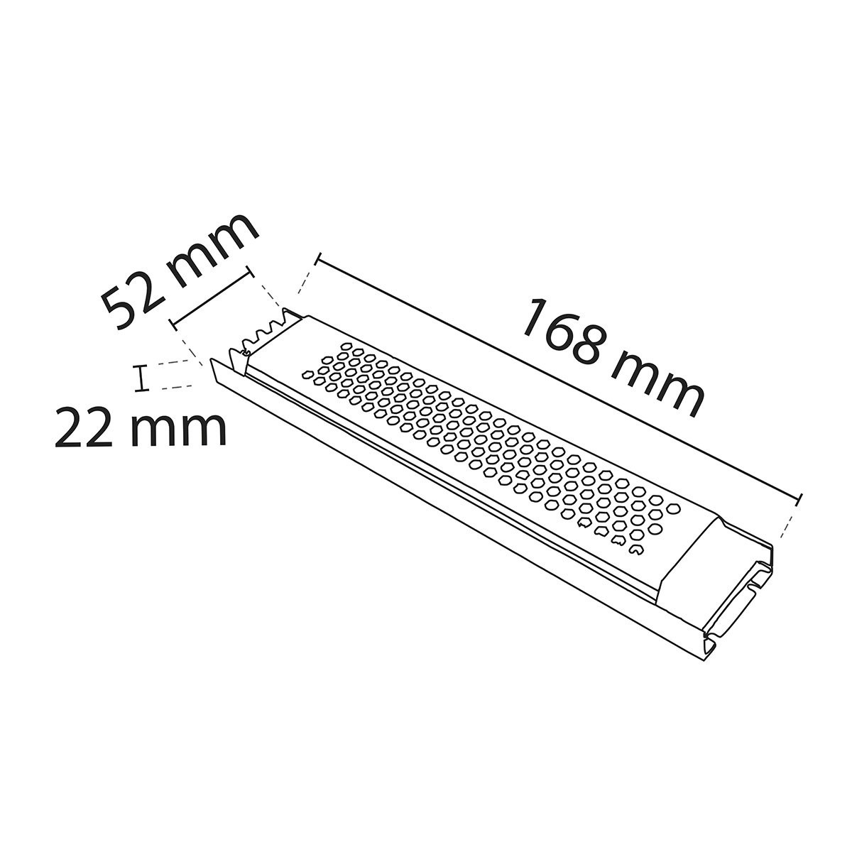 Süper Slim Trafo - 21A 250W 12V - Noas YL25-0250
