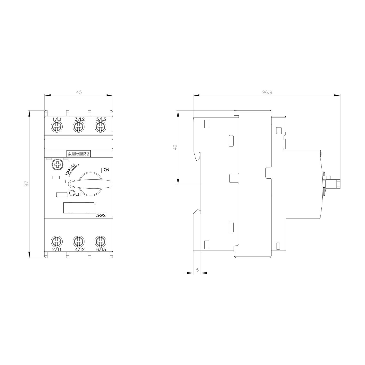 Motor Koruma Şalteri - 11-16A - Siemens 3RV2021-4AA10