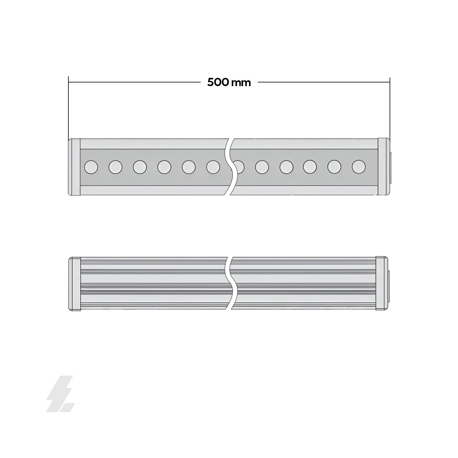 Wallwasher LED - 18W Mavi - Maxled MX-5054M