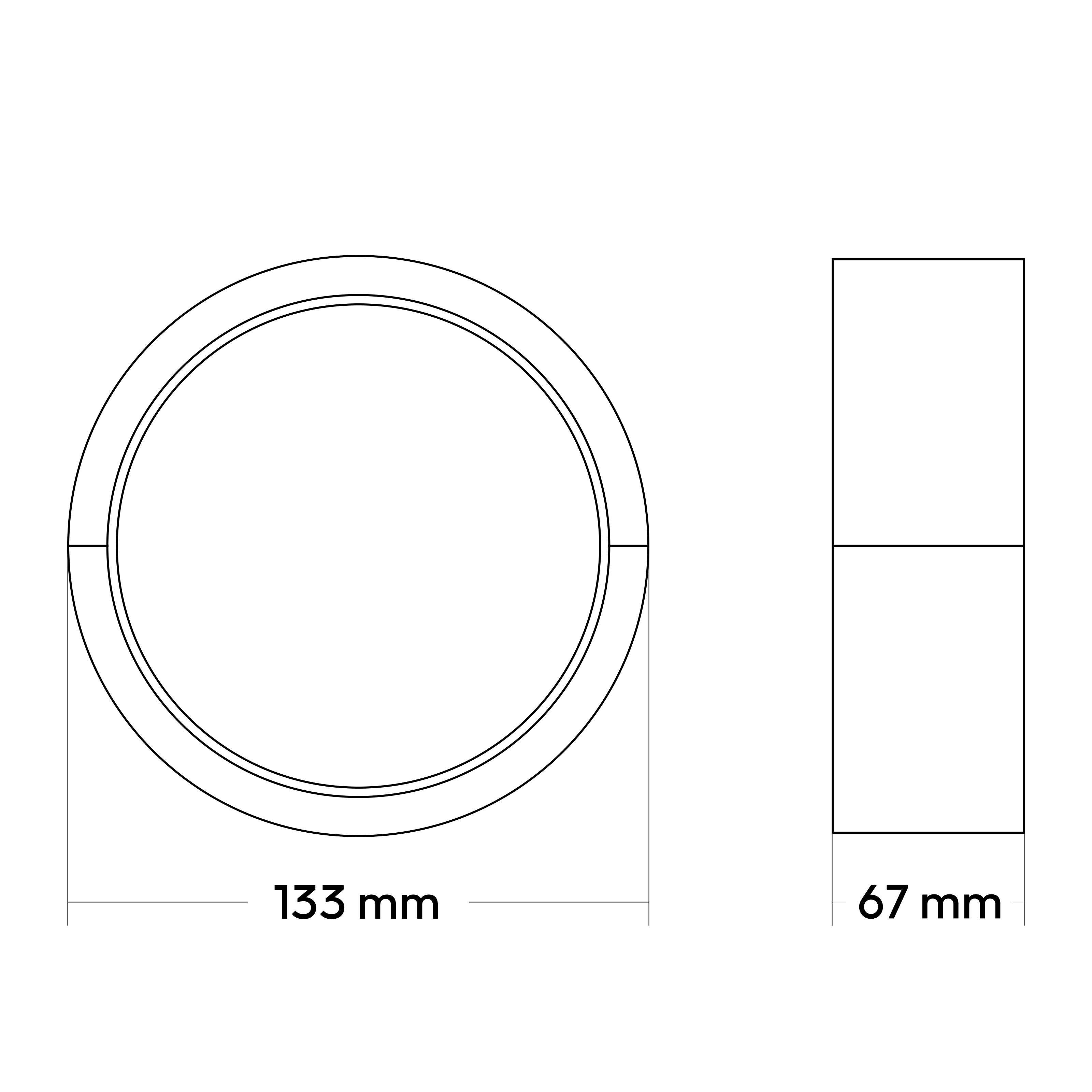 Sıva Üstü LED Aplik - 7W 3200K Gün Işığı - Cata CT-7077