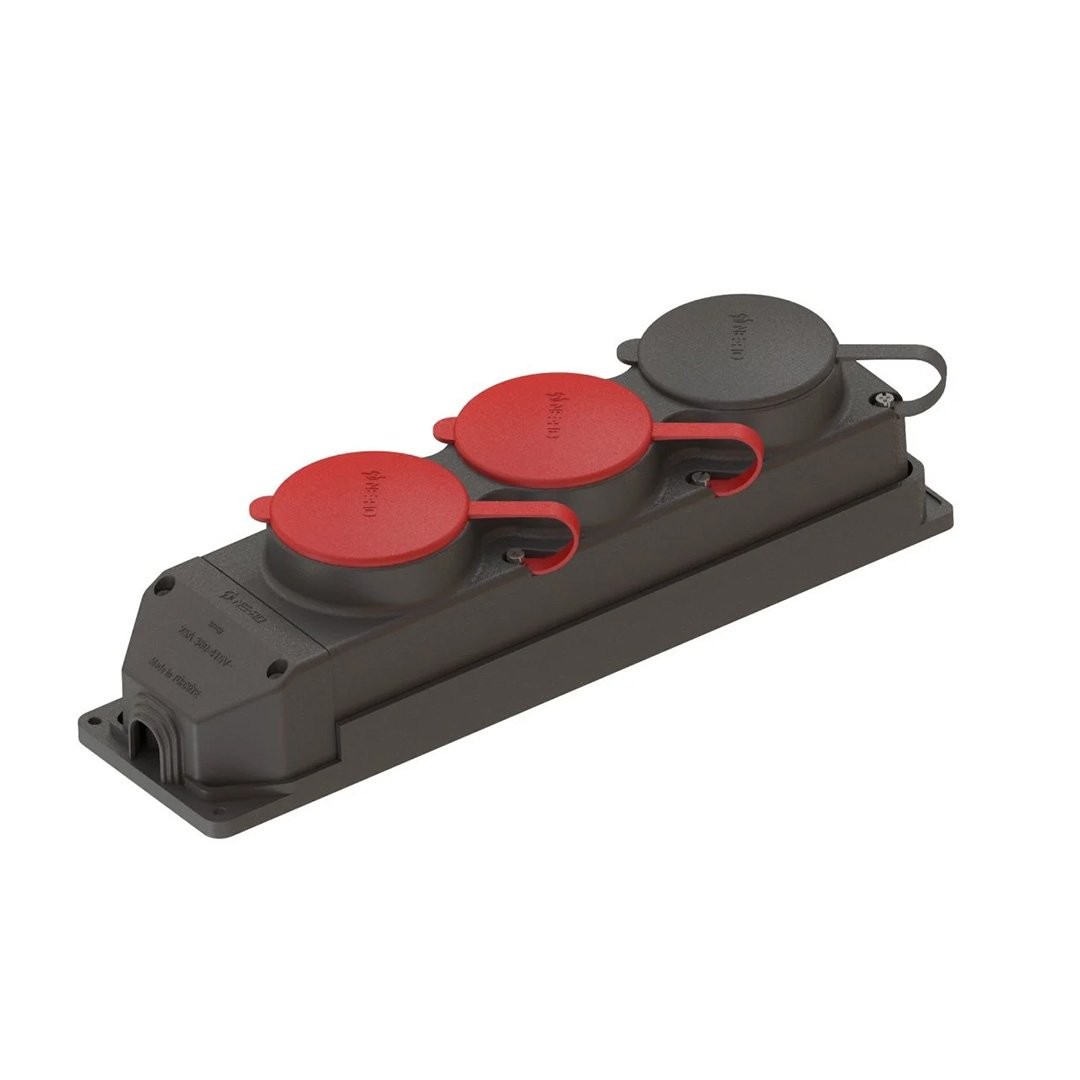 3'lü Grup Priz 3x25A (2 Adet) + 1x16A (1 Adet) - Nead NEAD-4011