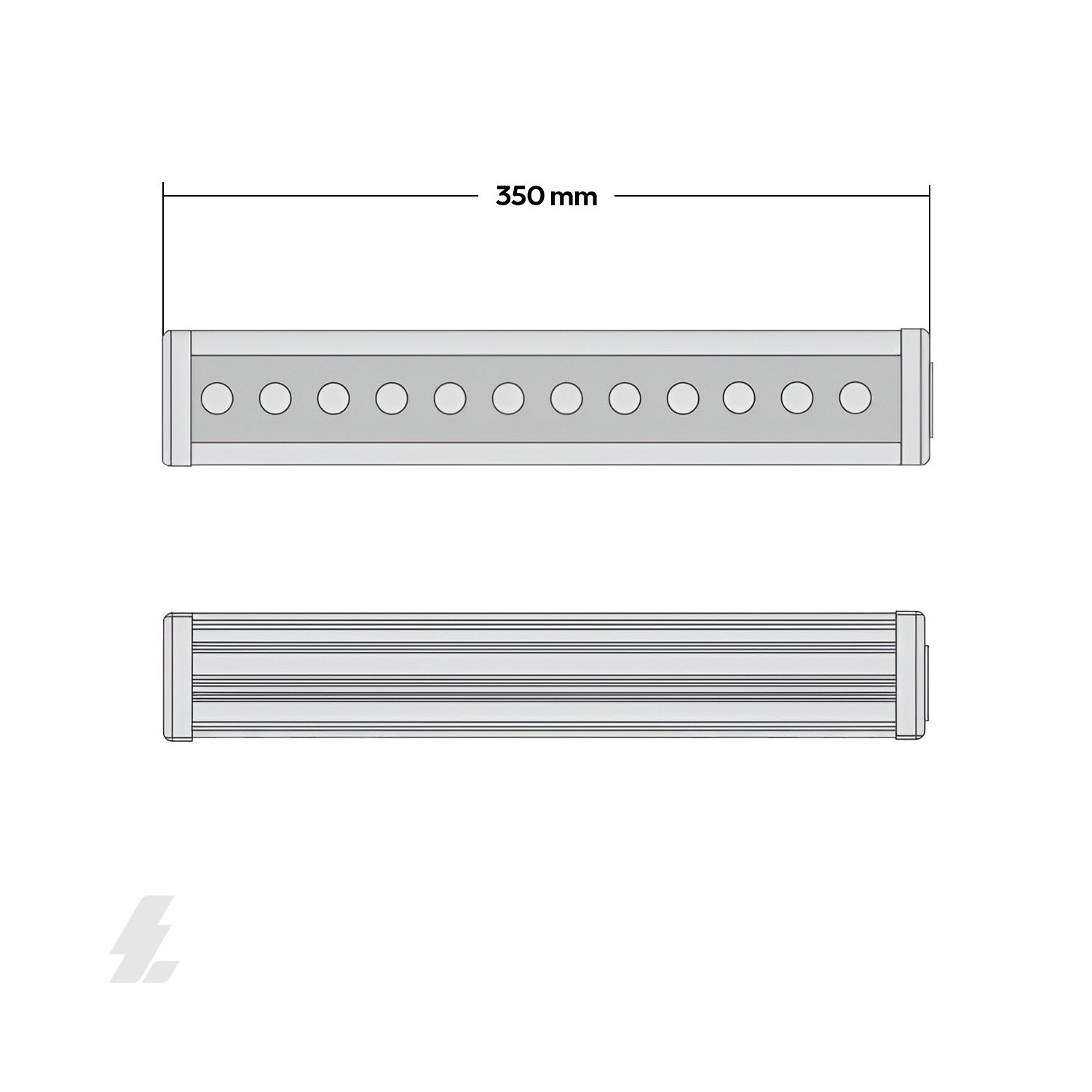 Wallwasher LED - 12W Beyaz - Maxled MX-5052B